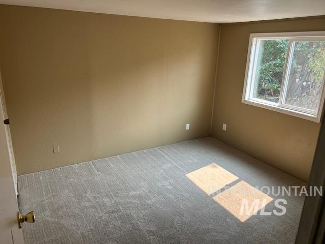 Spare room featuring carpet