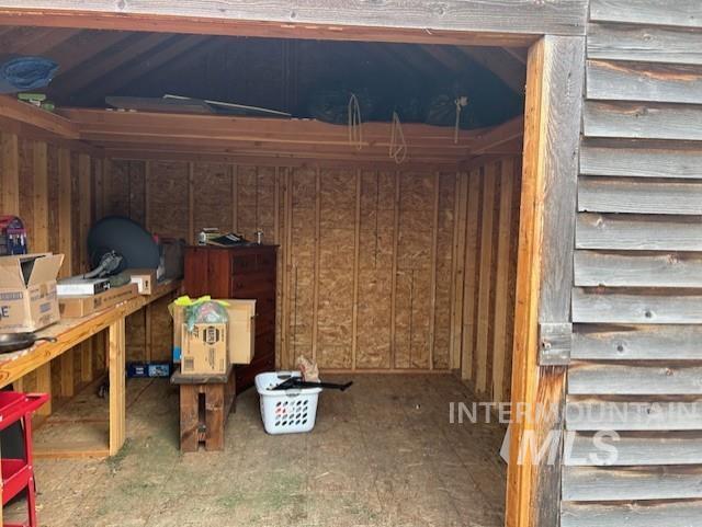 View of storage area