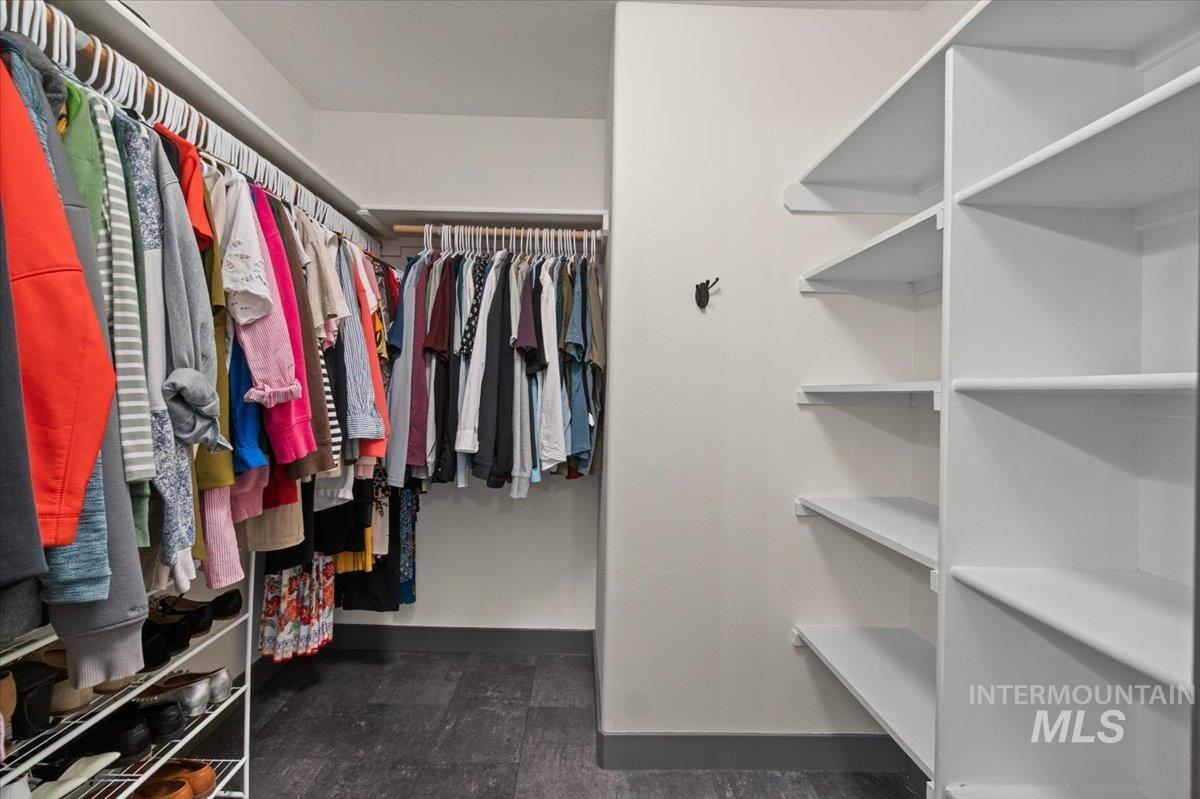 View of spacious closet
