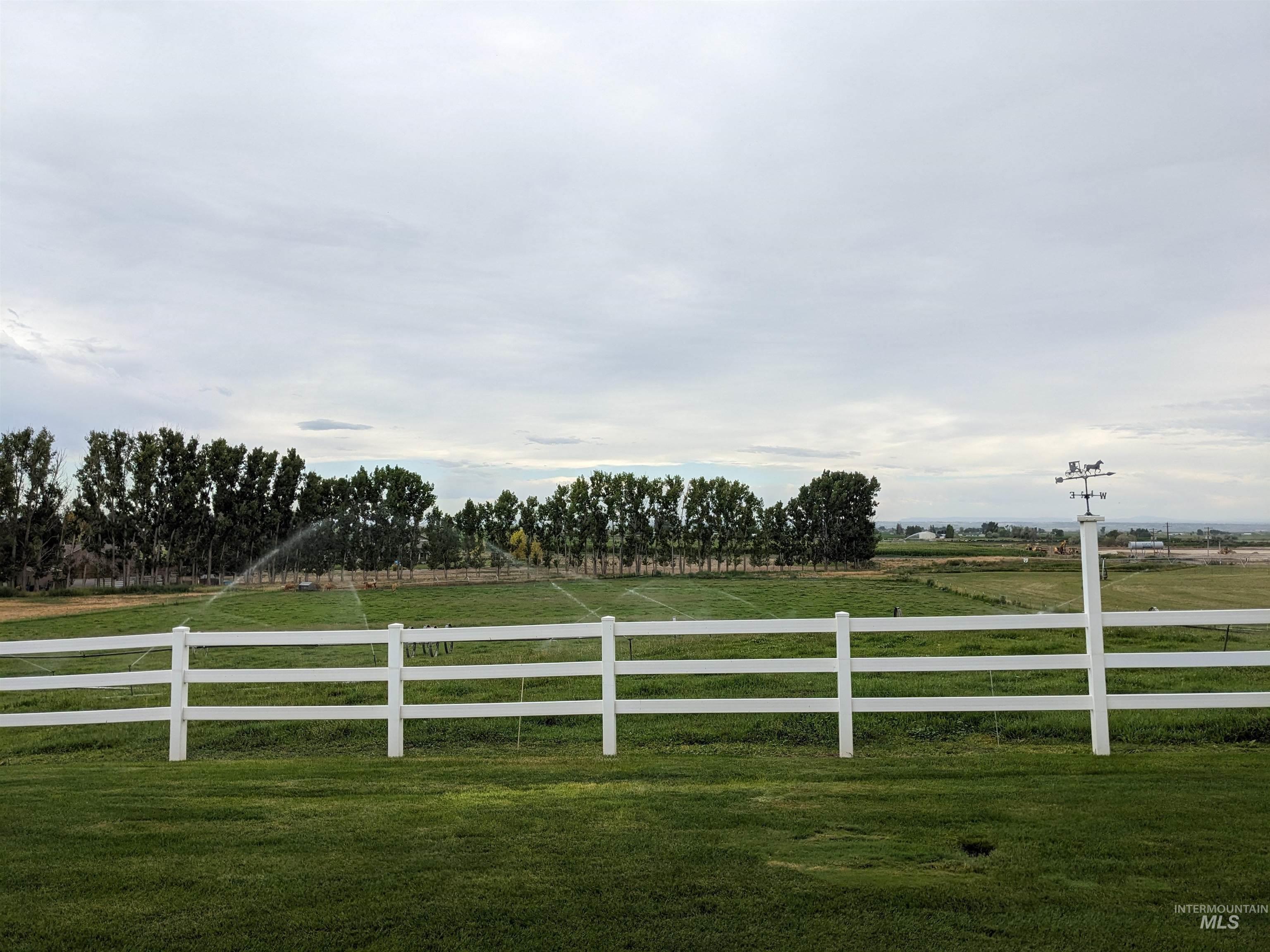 View of yard featuring a view of rural / pastoral area