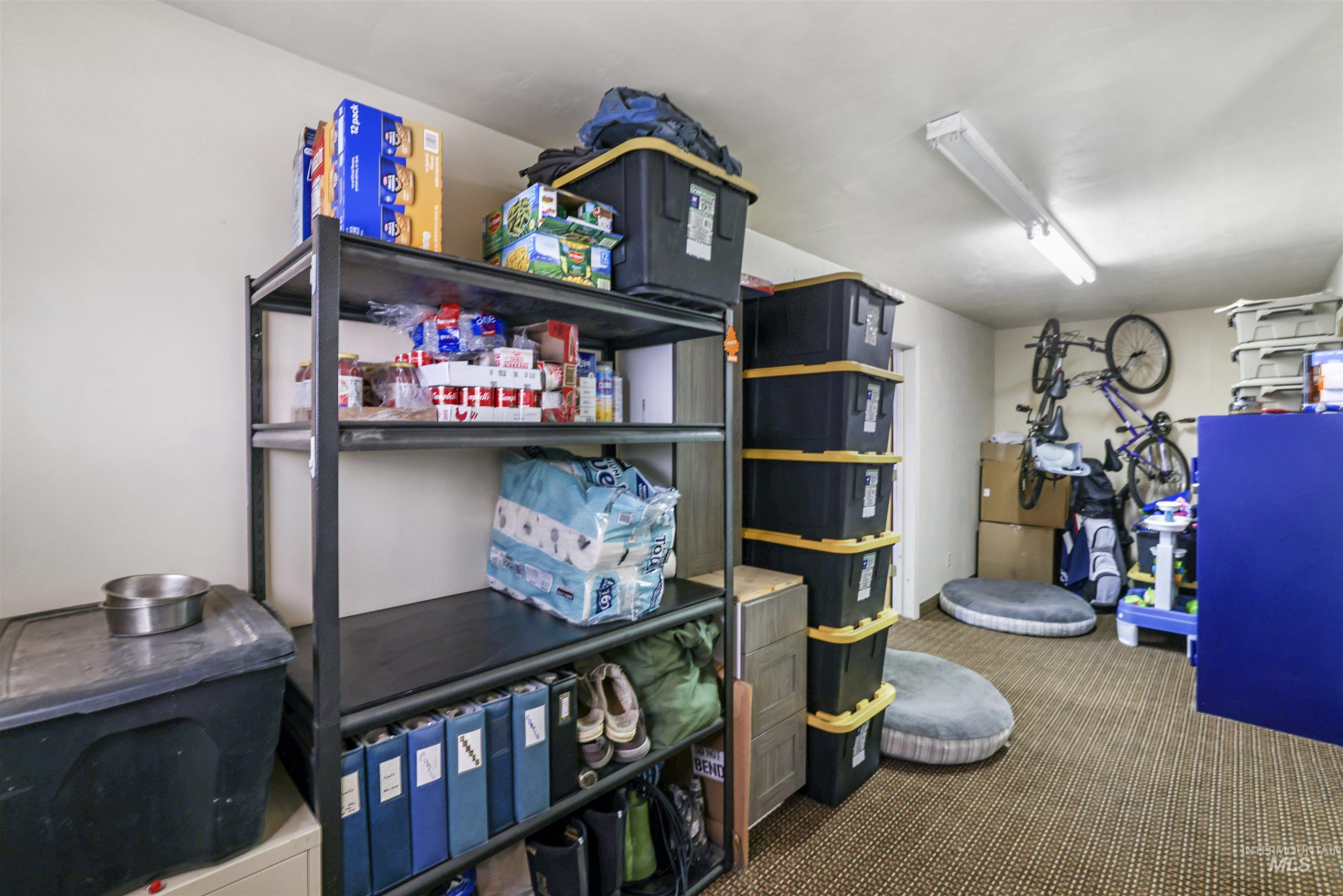 View of storage room