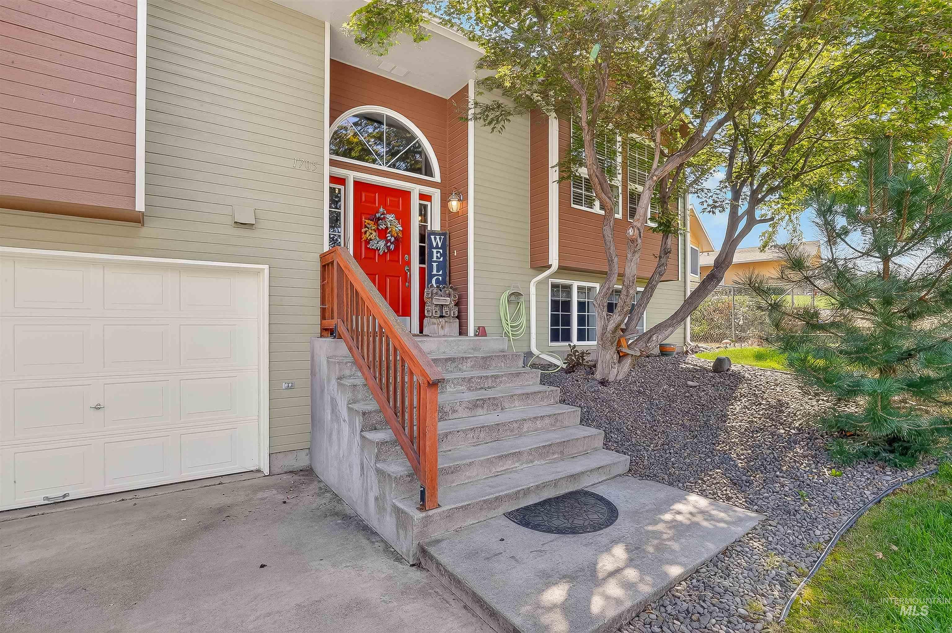 Doorway to property