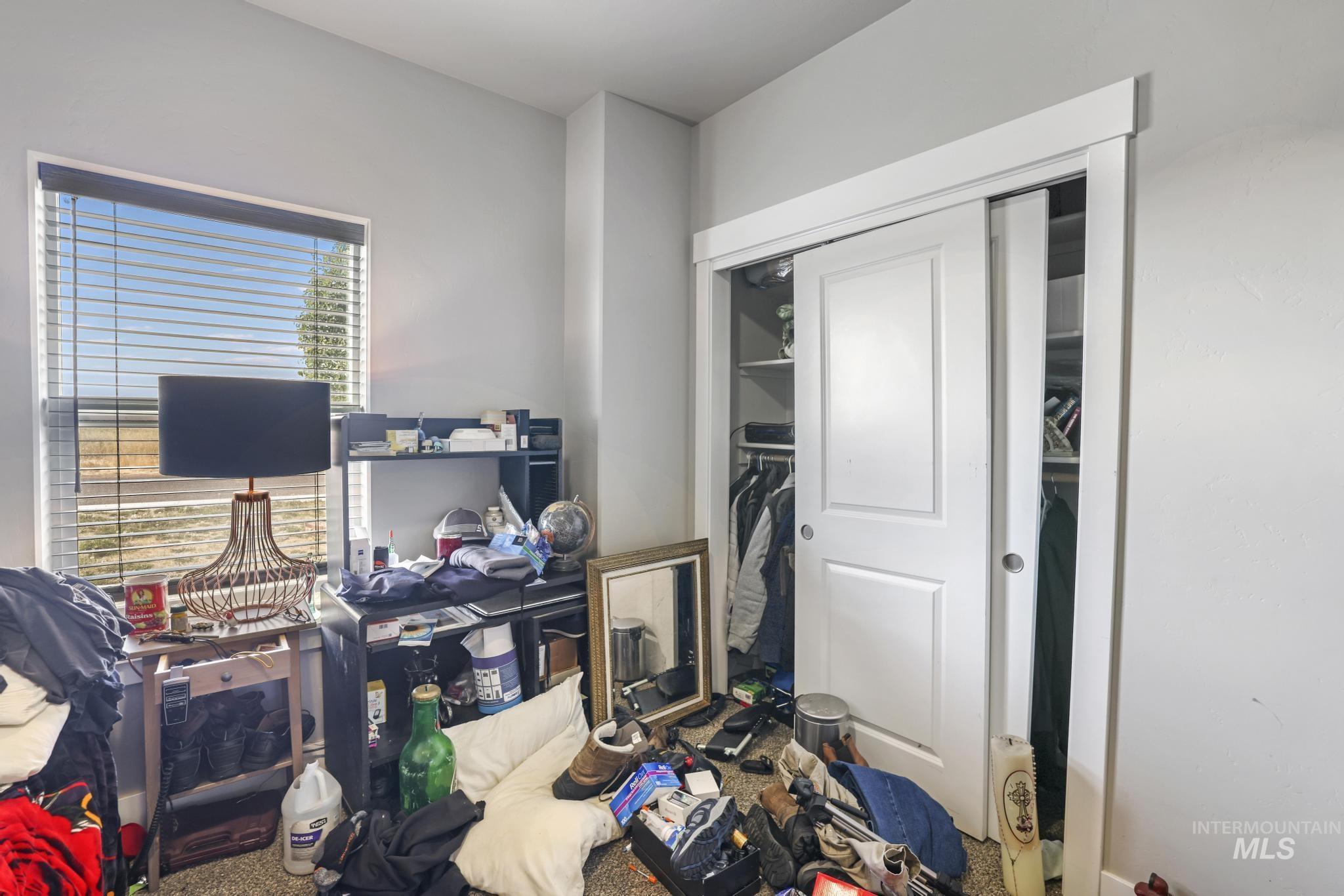Bedroom with a closet