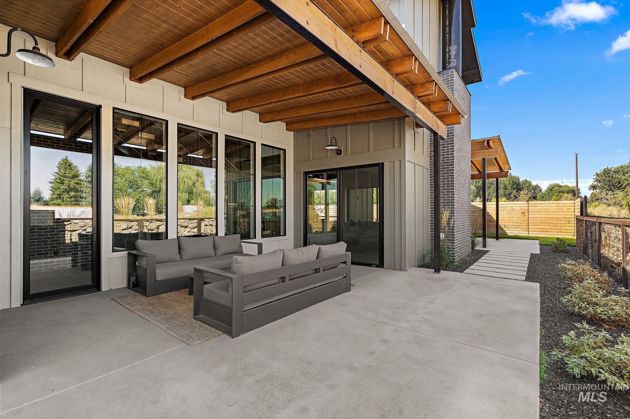 View of patio / terrace with an outdoor living space