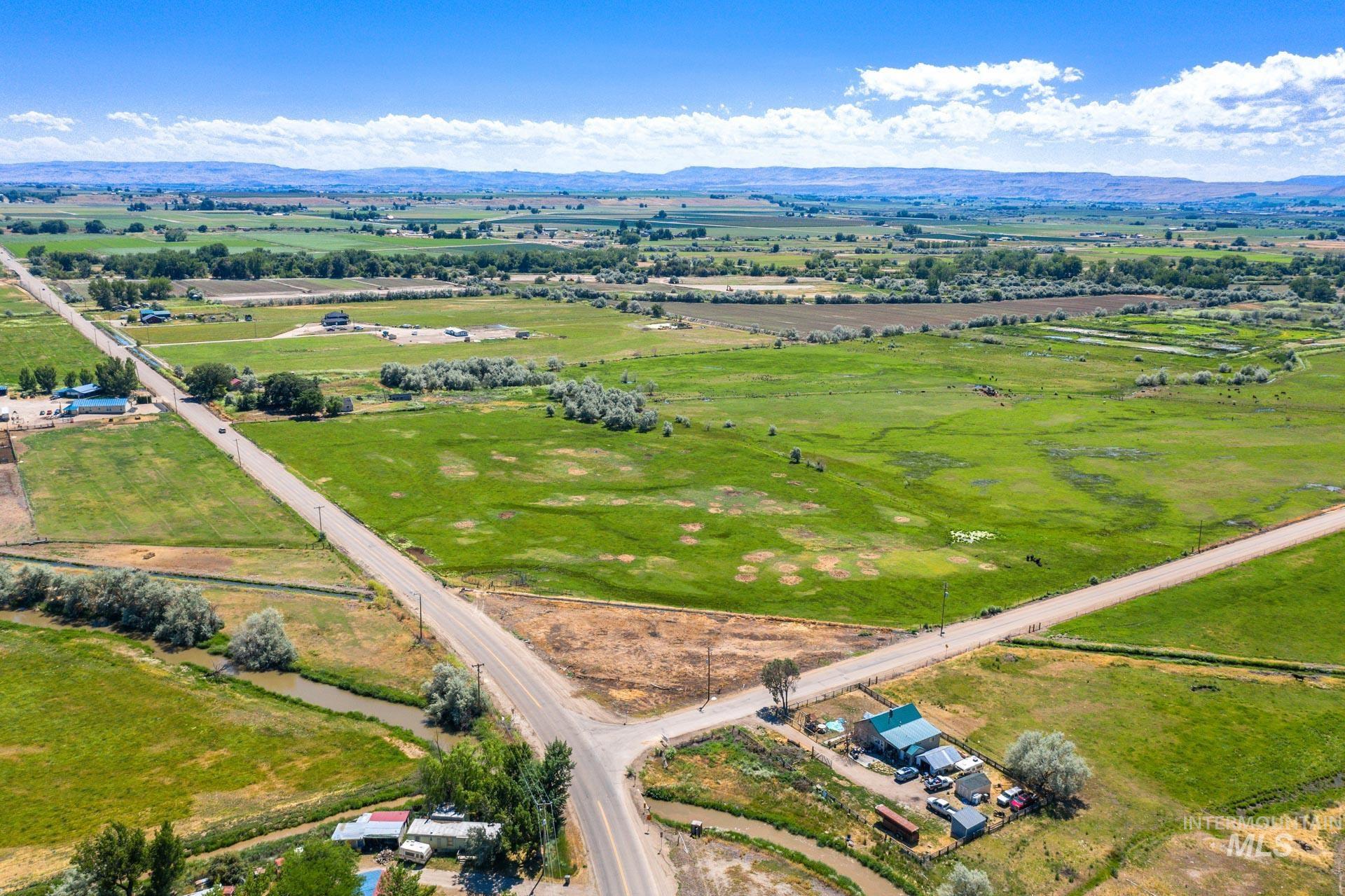 View of C-2 commercial ground with a mountainous background