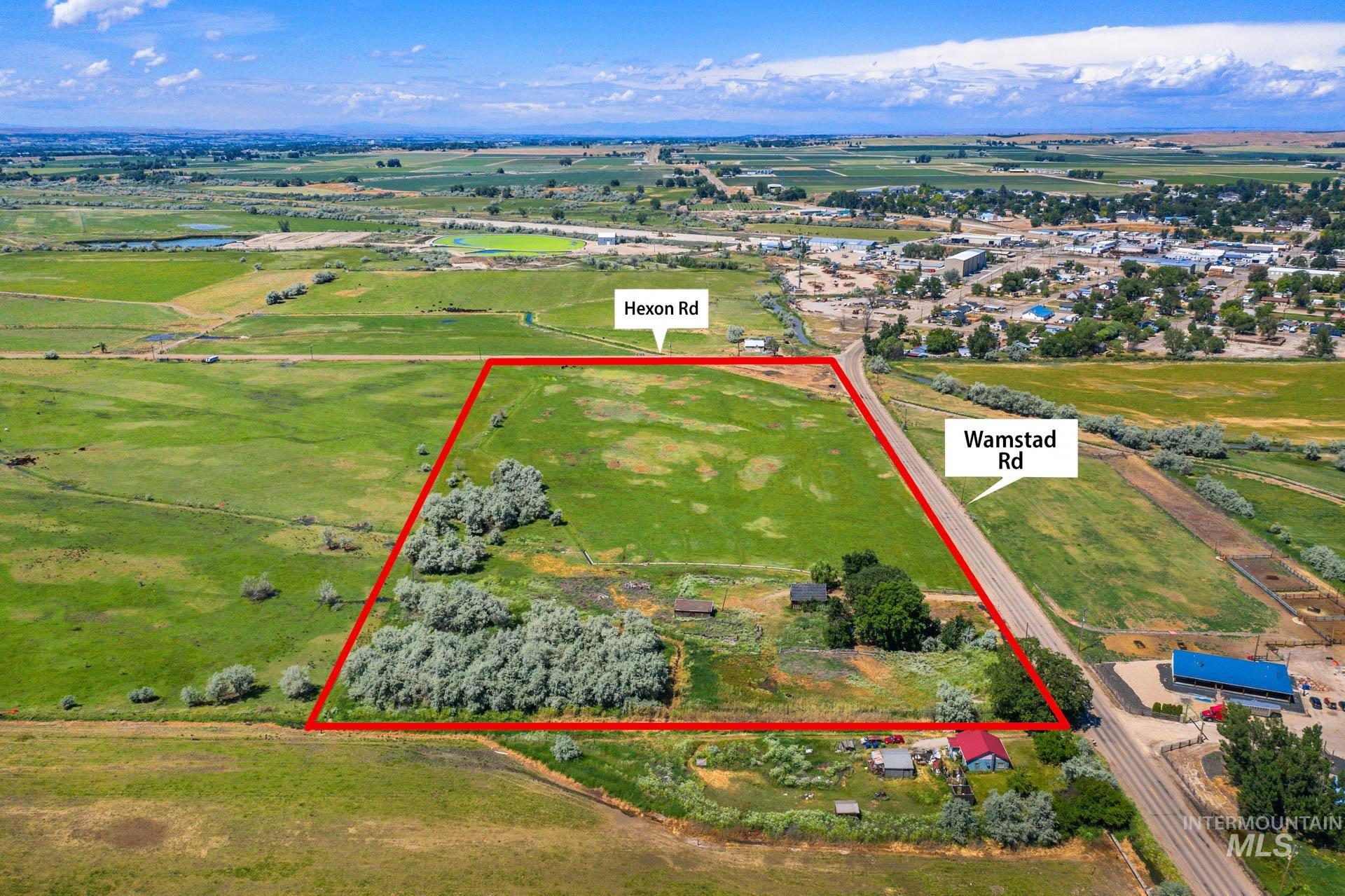 Overview of the C-2 commercial ground with property boundaries highlighted