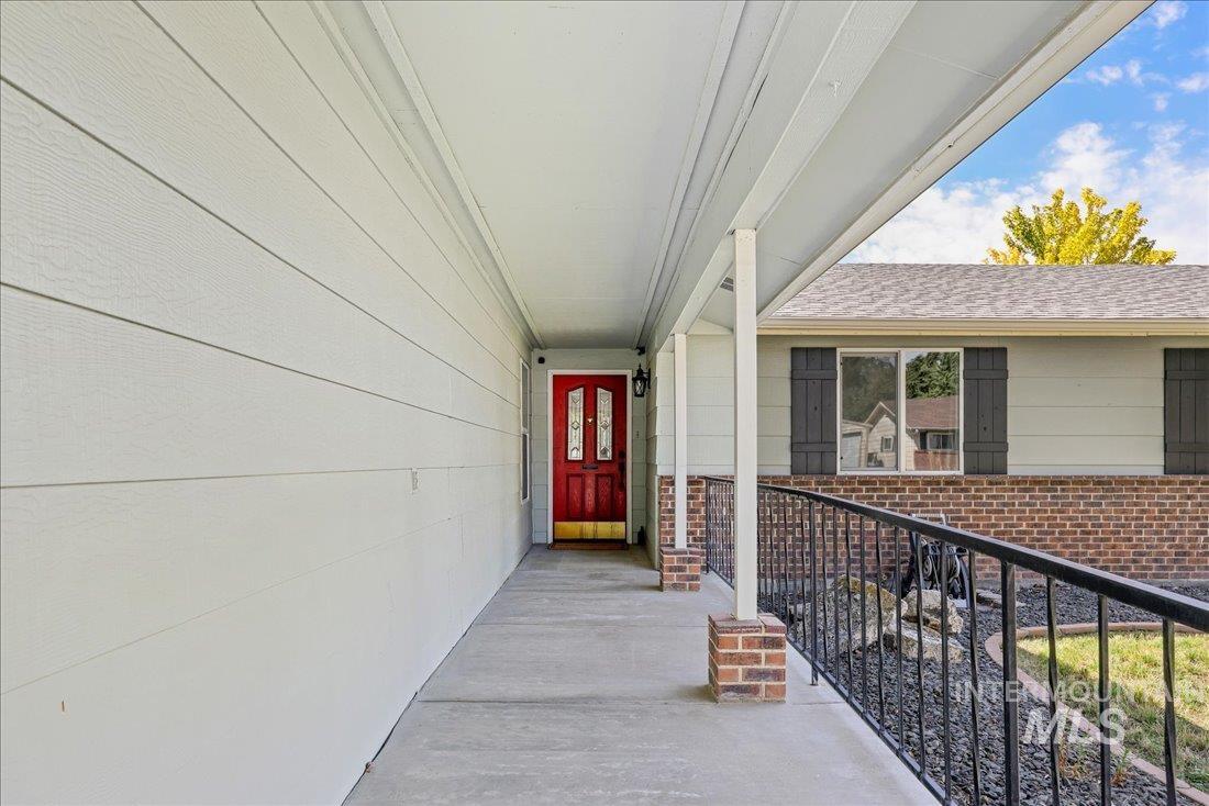 View of exterior entry
