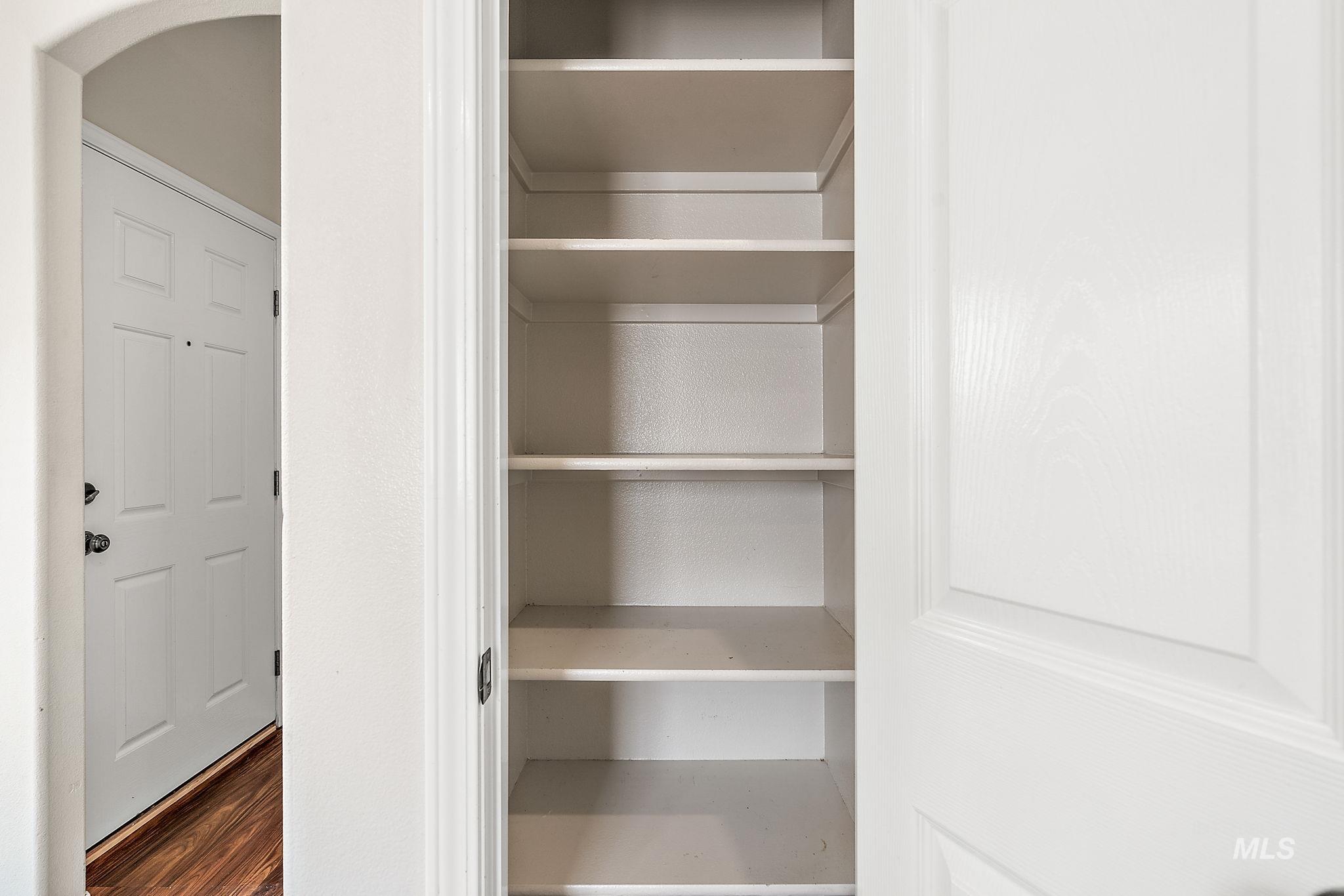 View of closet