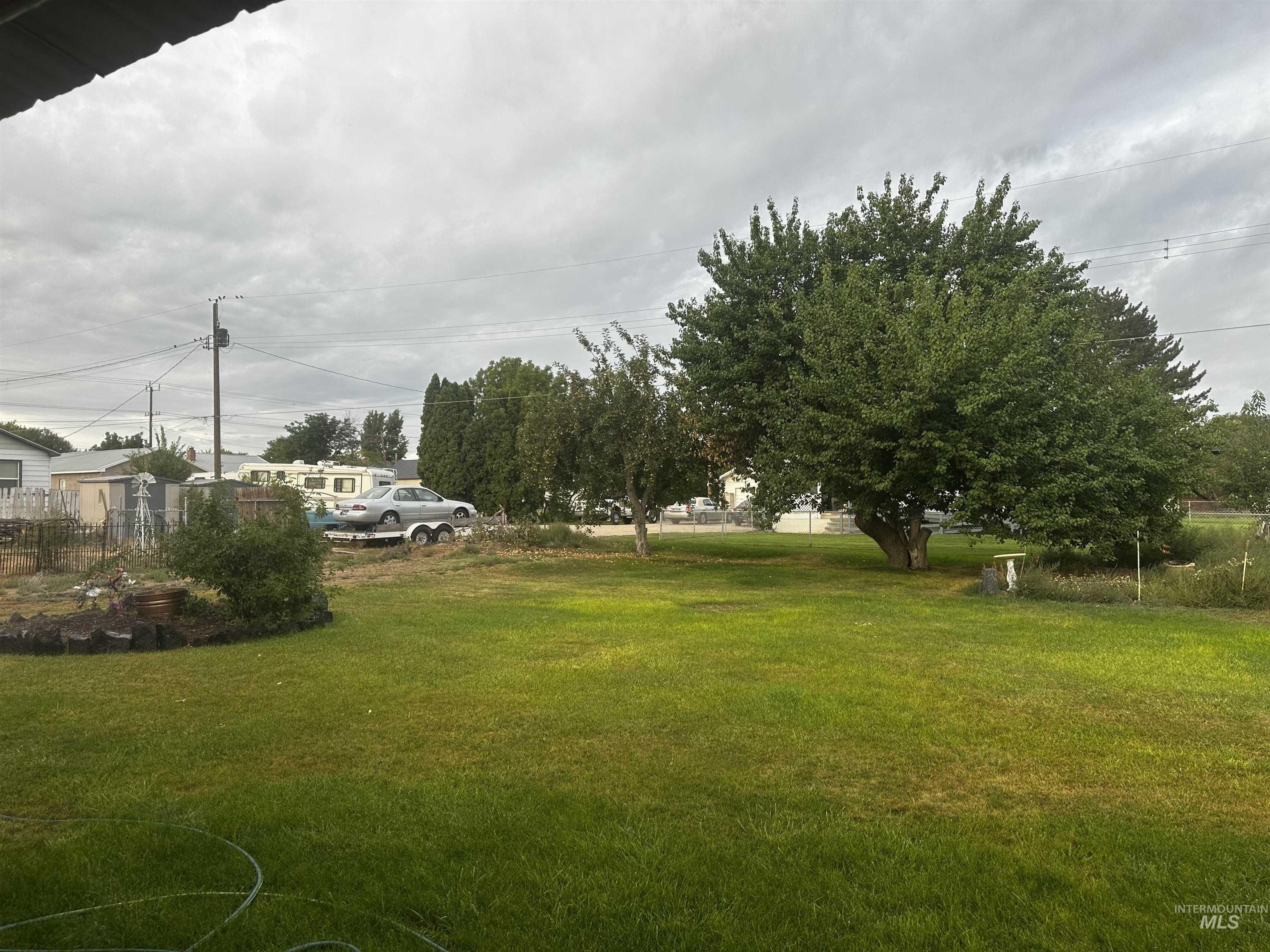View of green lawn