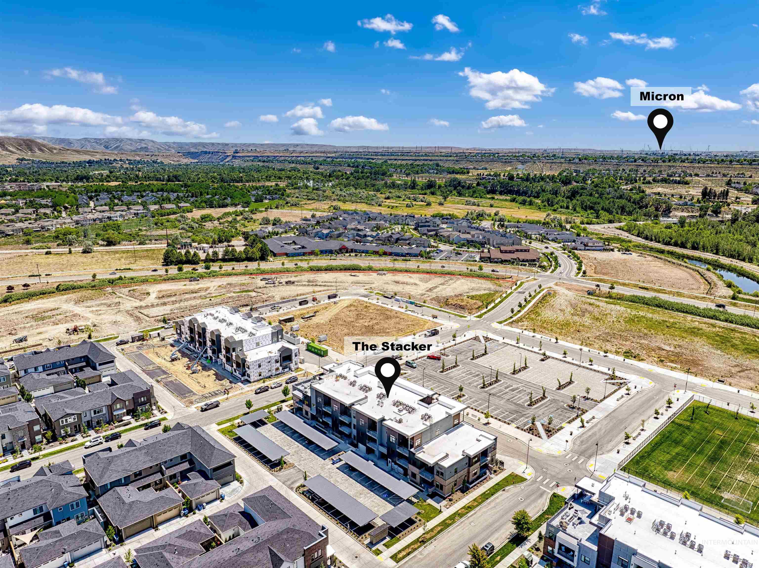 Drone / aerial view