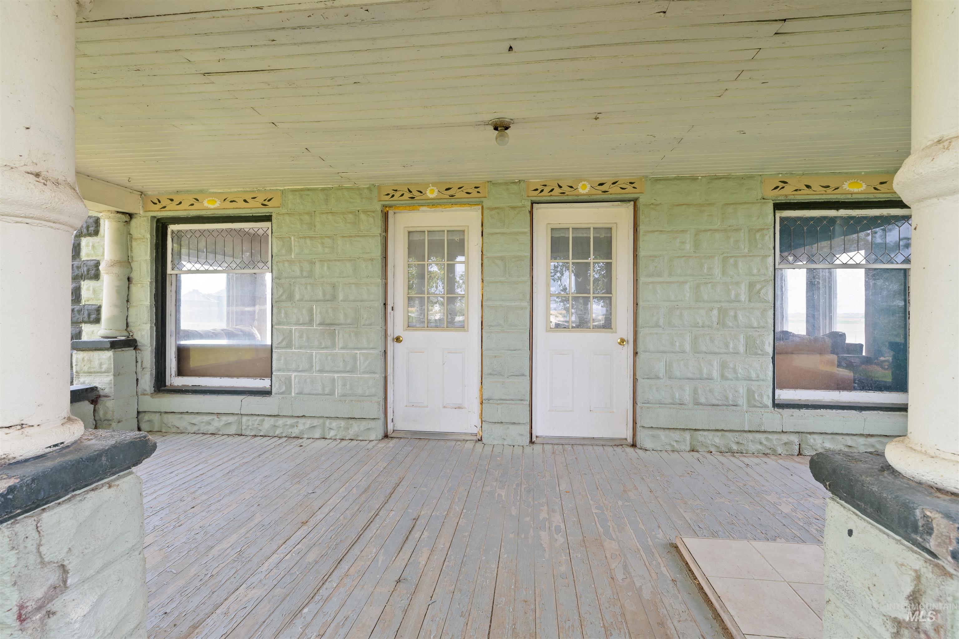 View of deck