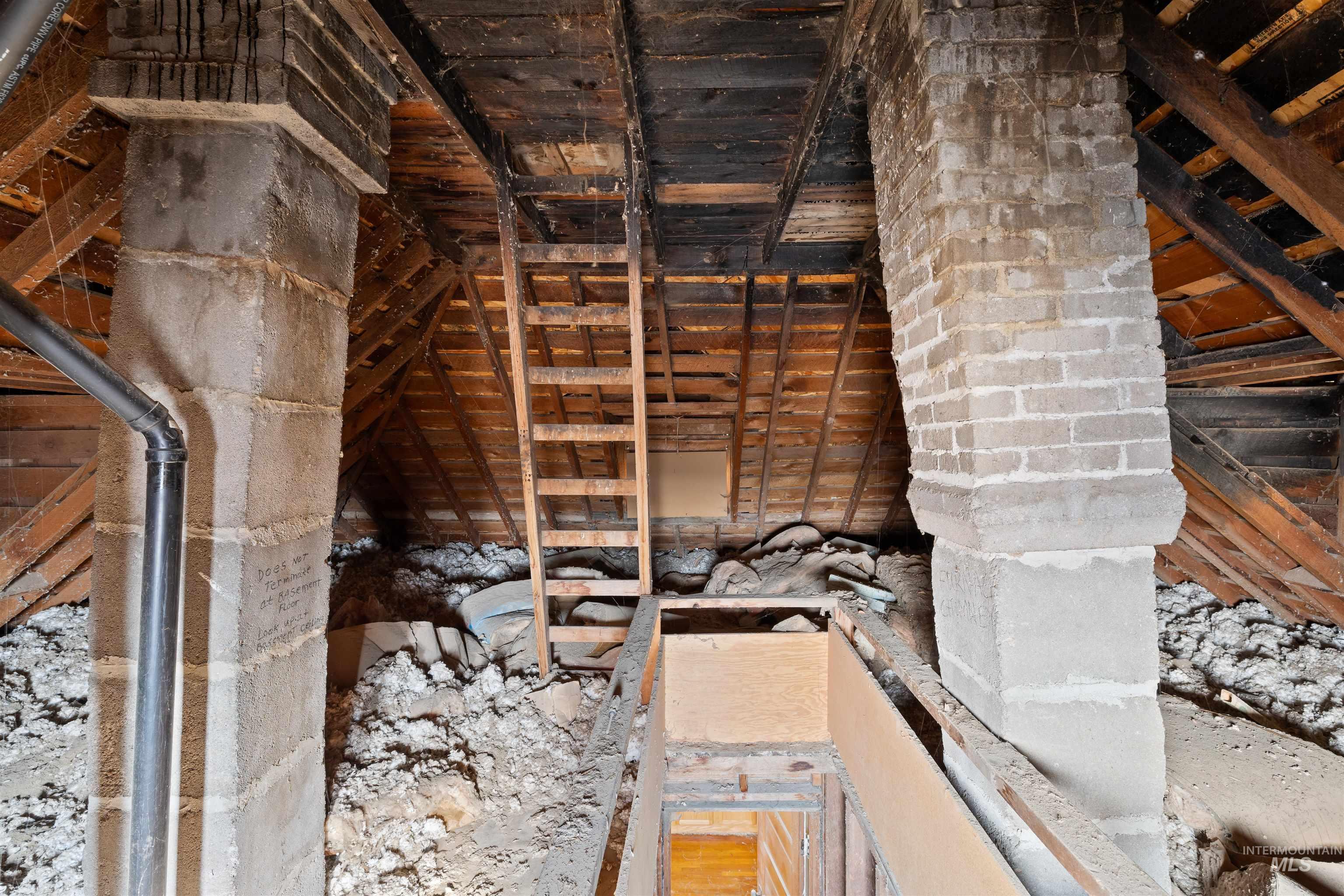 View of attic