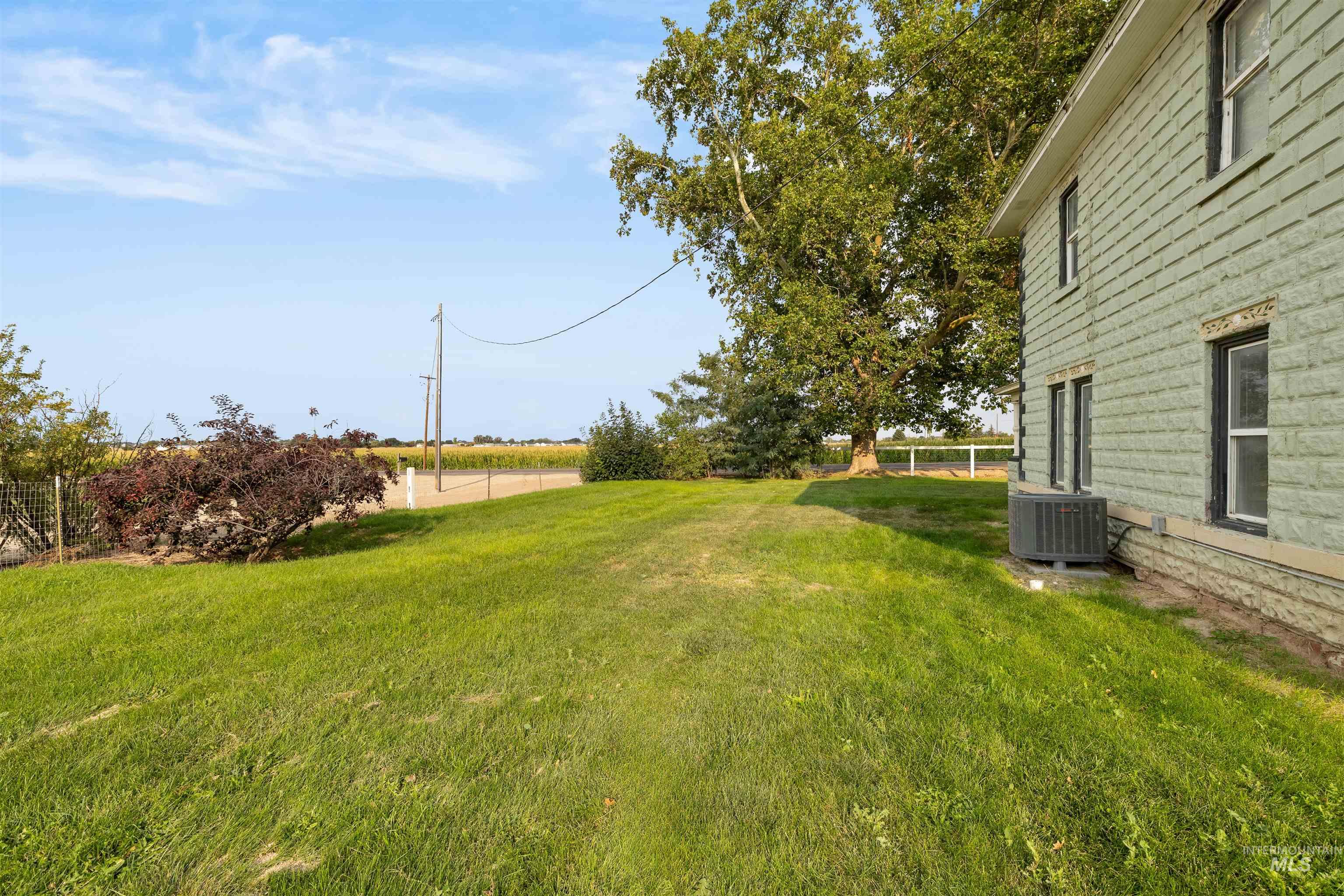 View of yard featuring a view of countryside