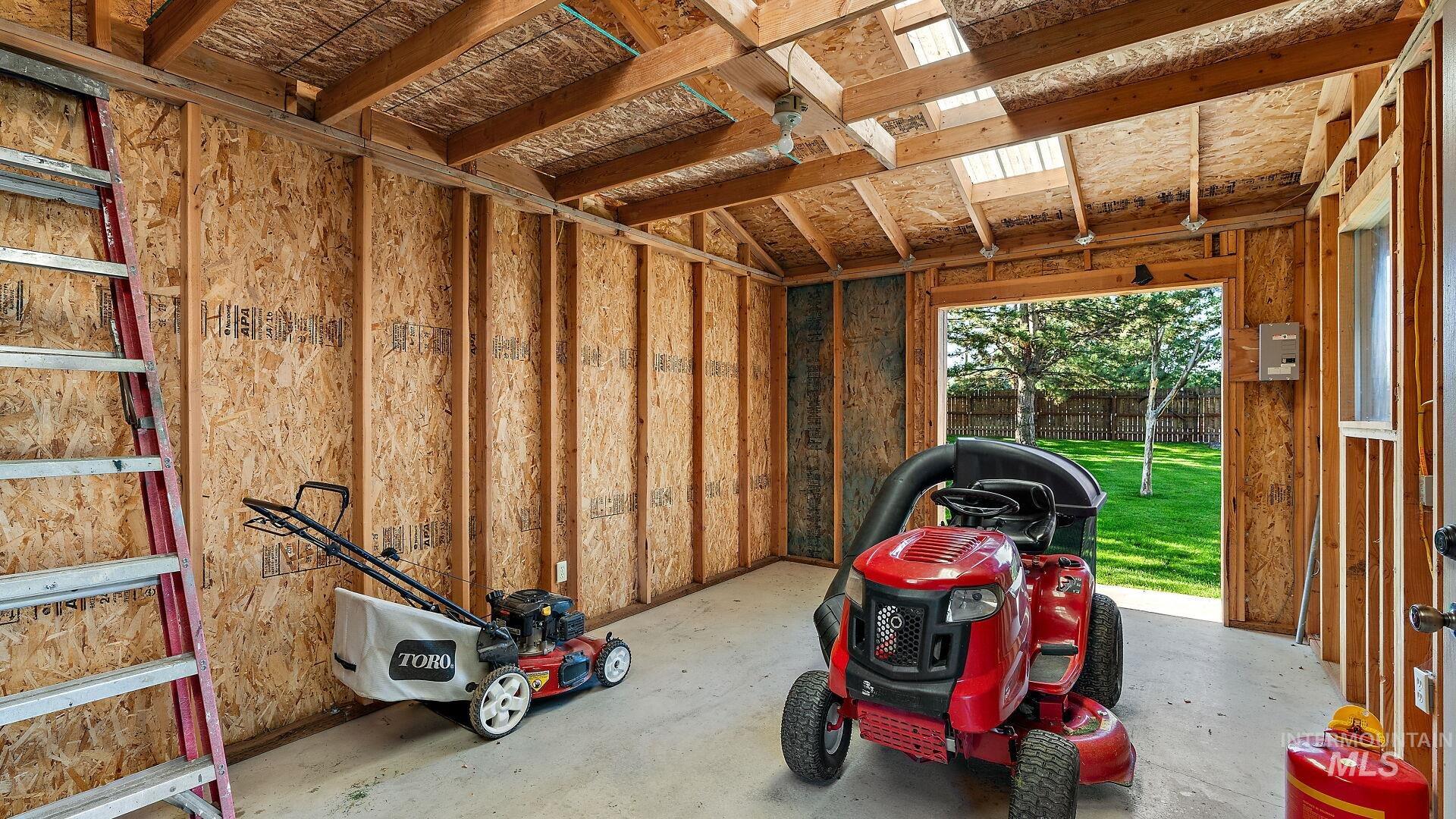 View of storage area