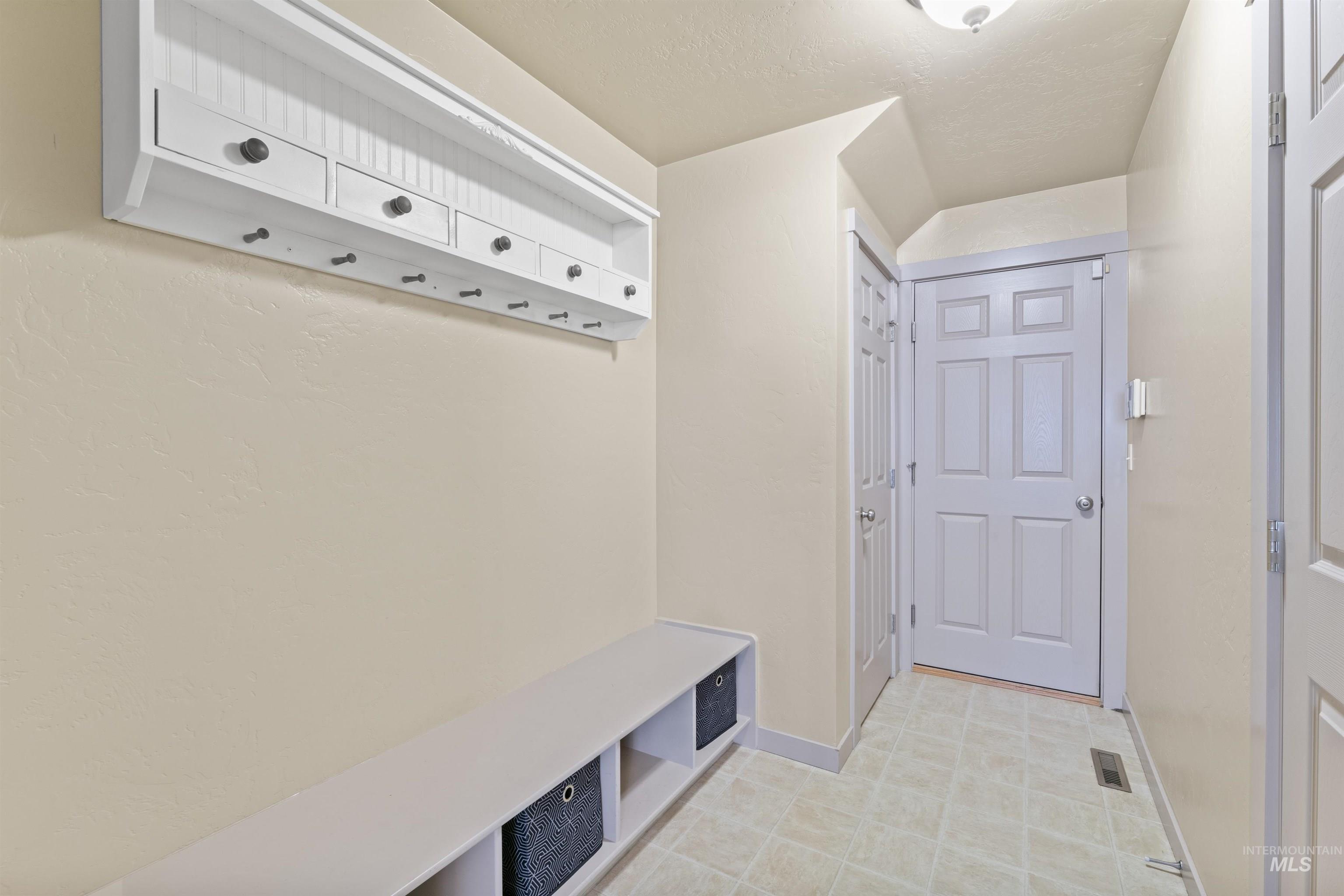 Mudroom with baseboards