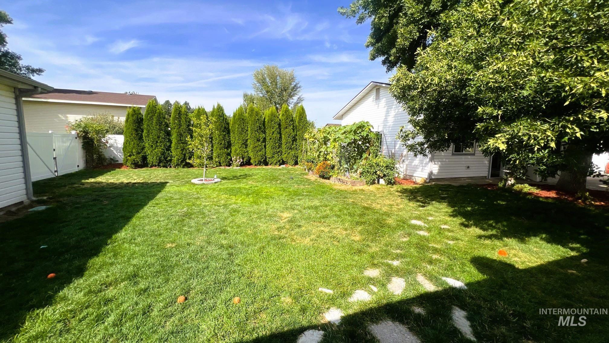 View of green lawn