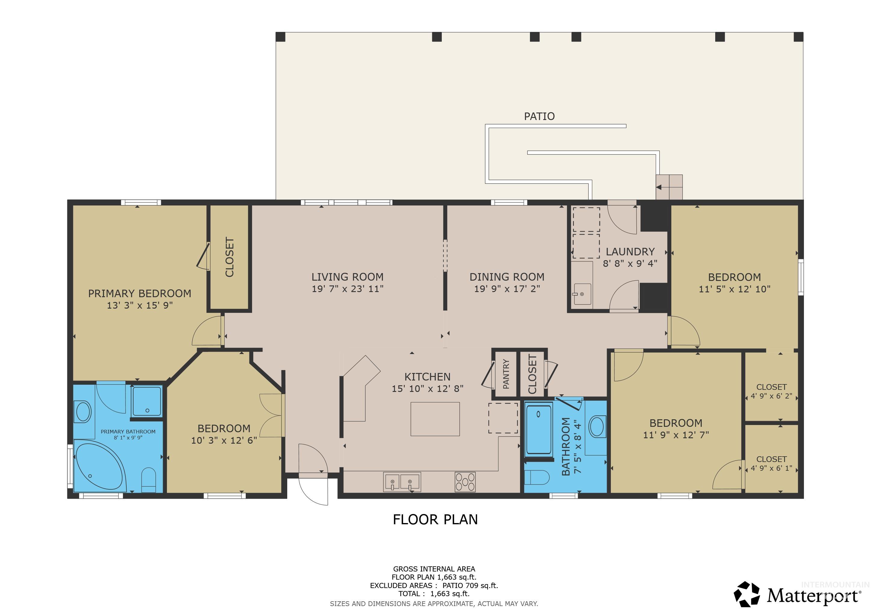 View of room layout