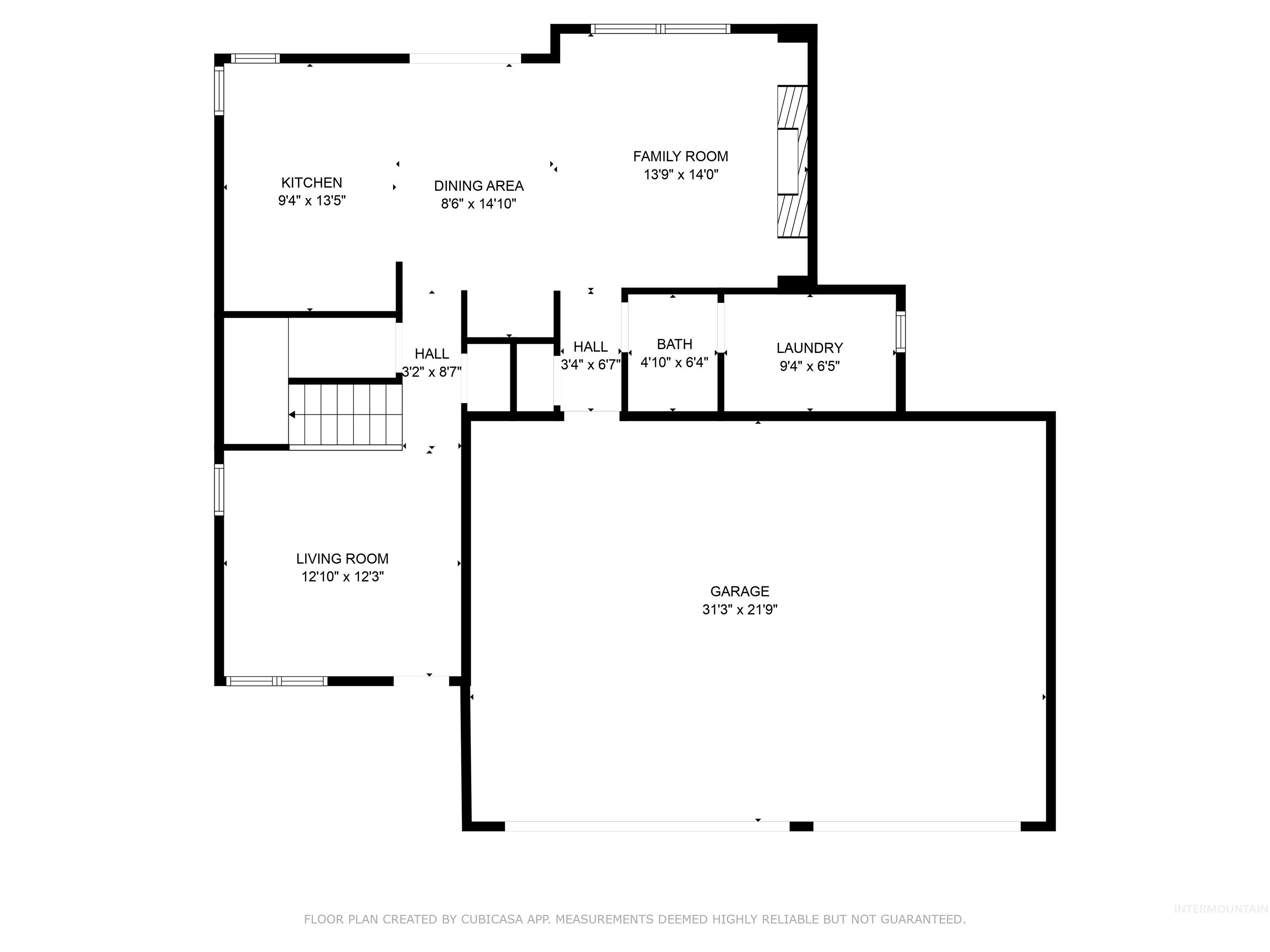 View of floor plan / room layout