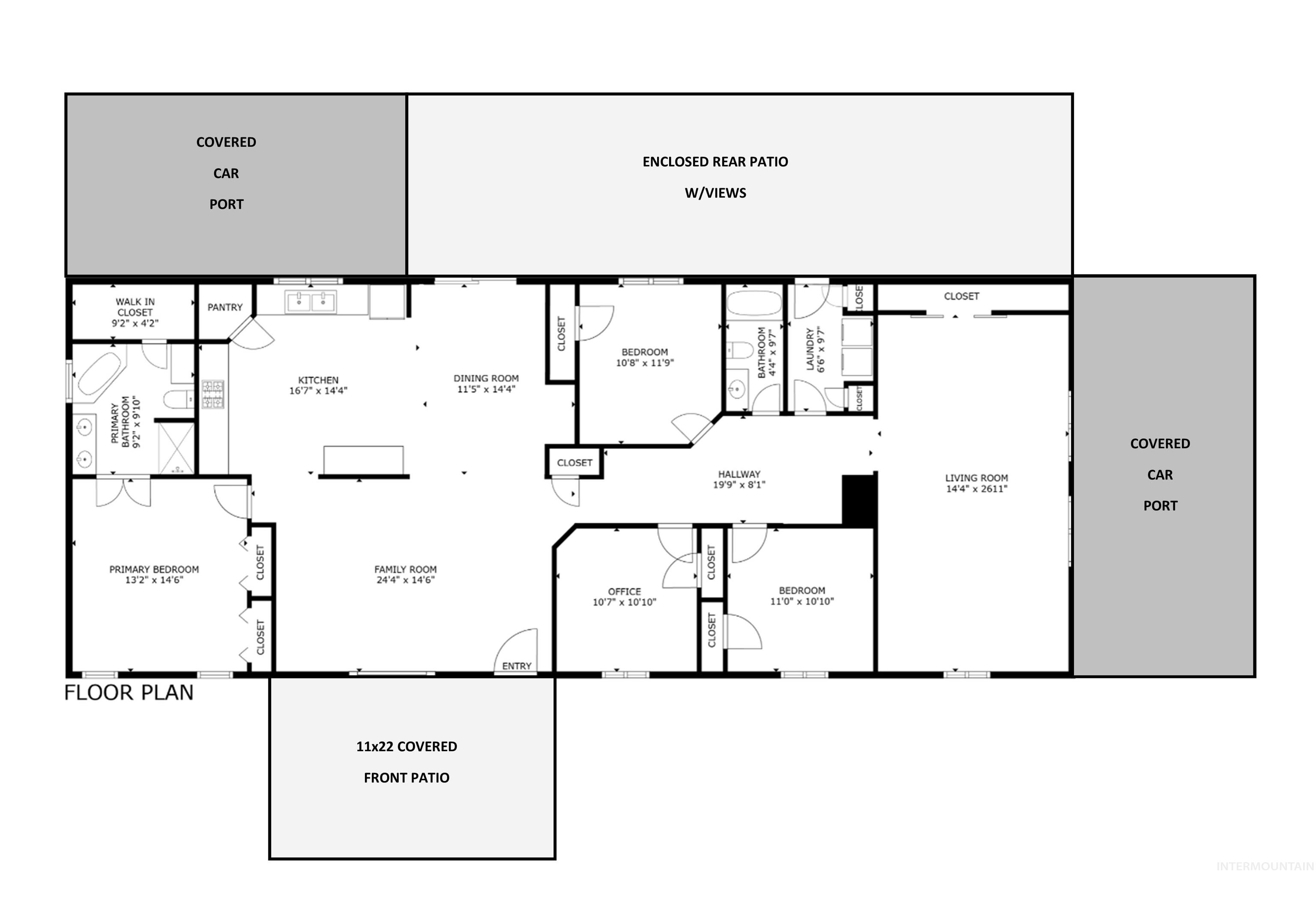 View of room layout