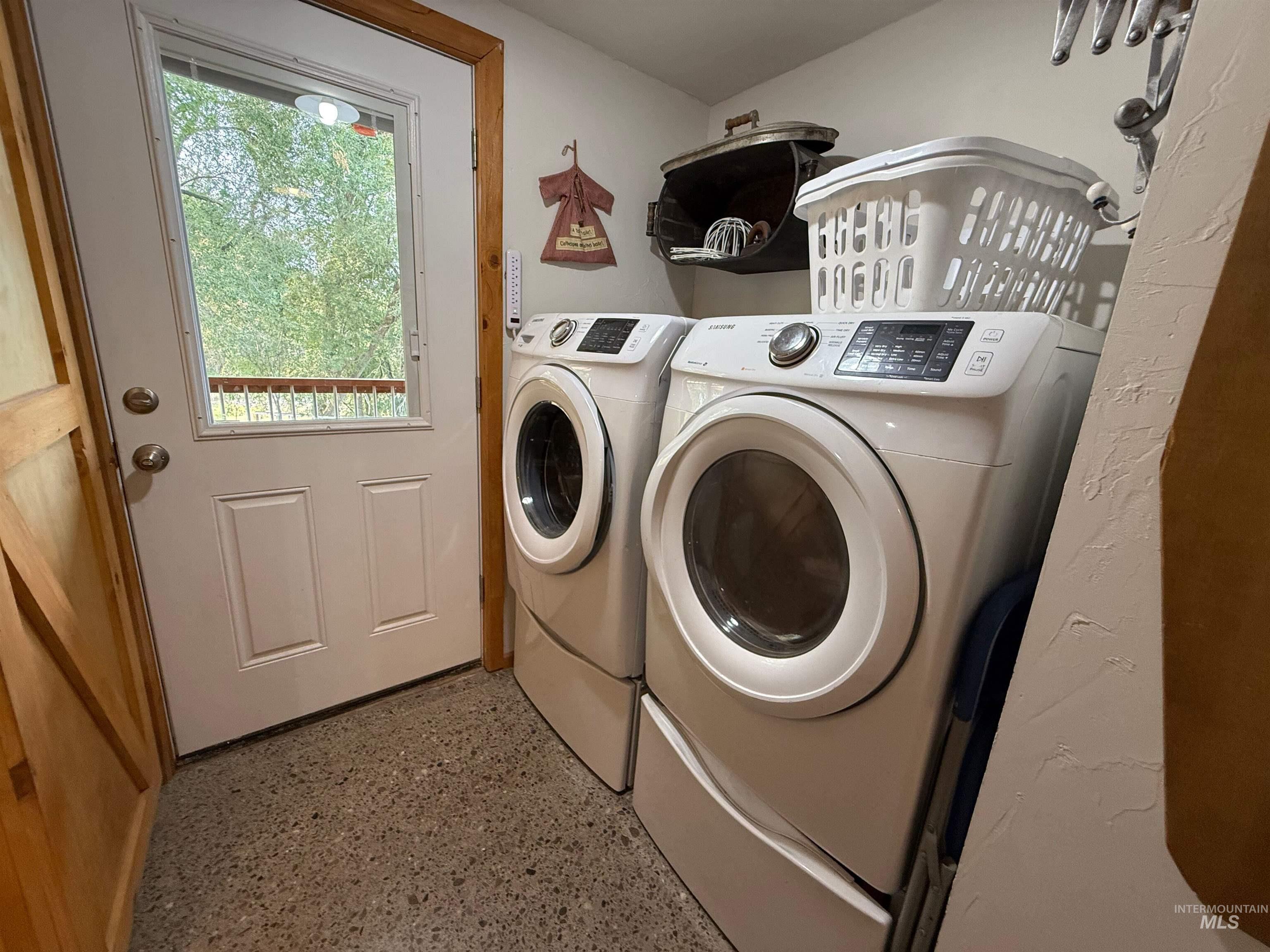 Laundry area with washer and dryer