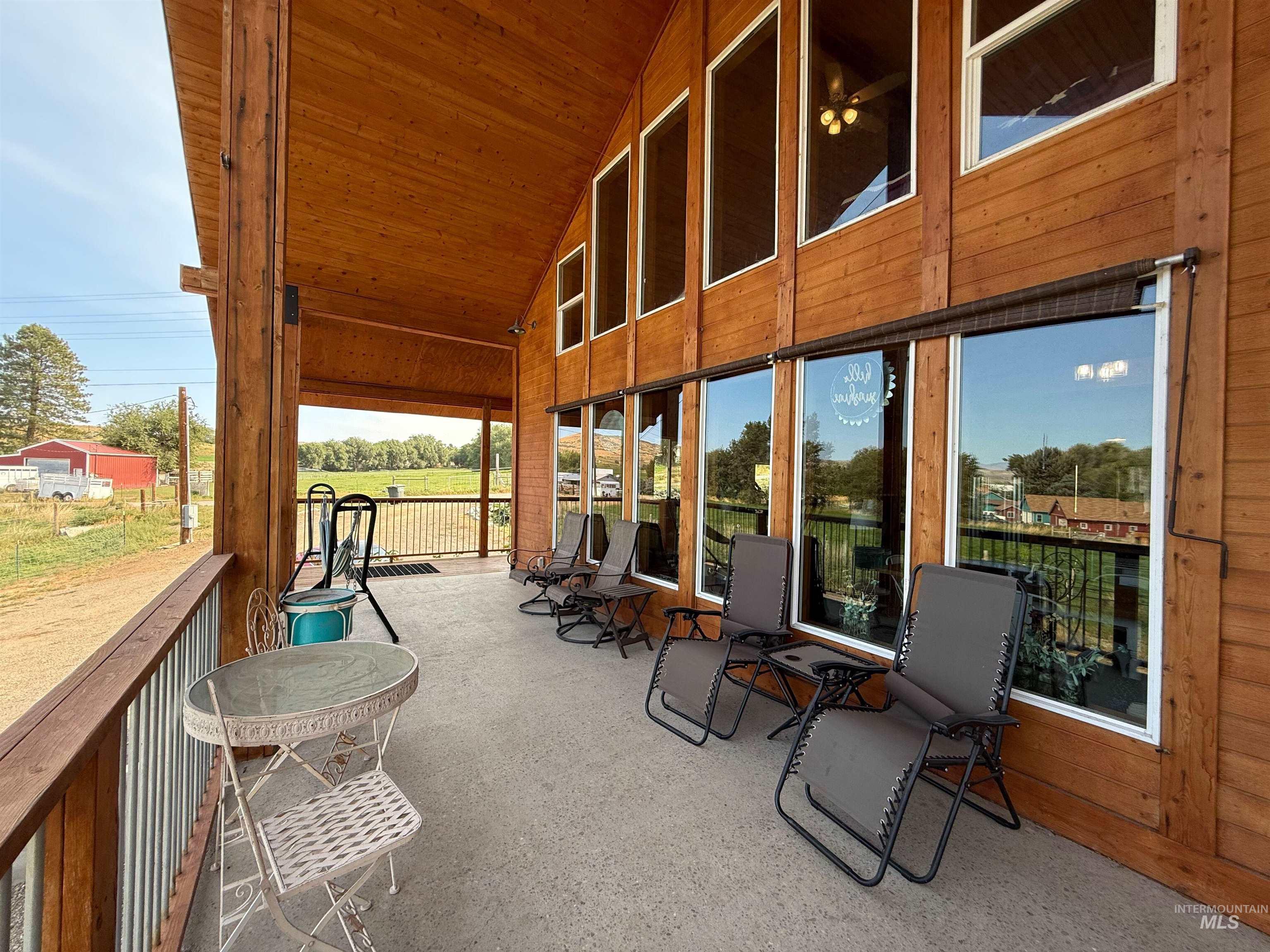 View of patio