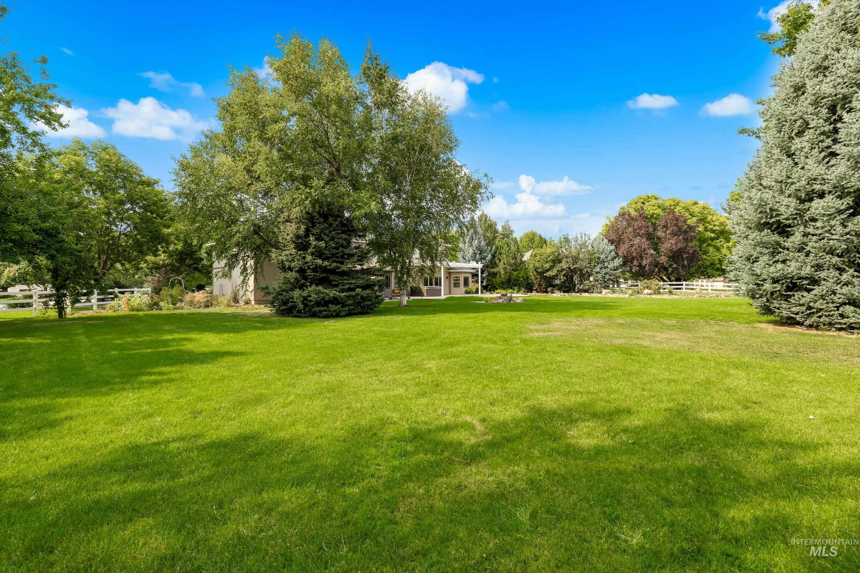View of green lawn