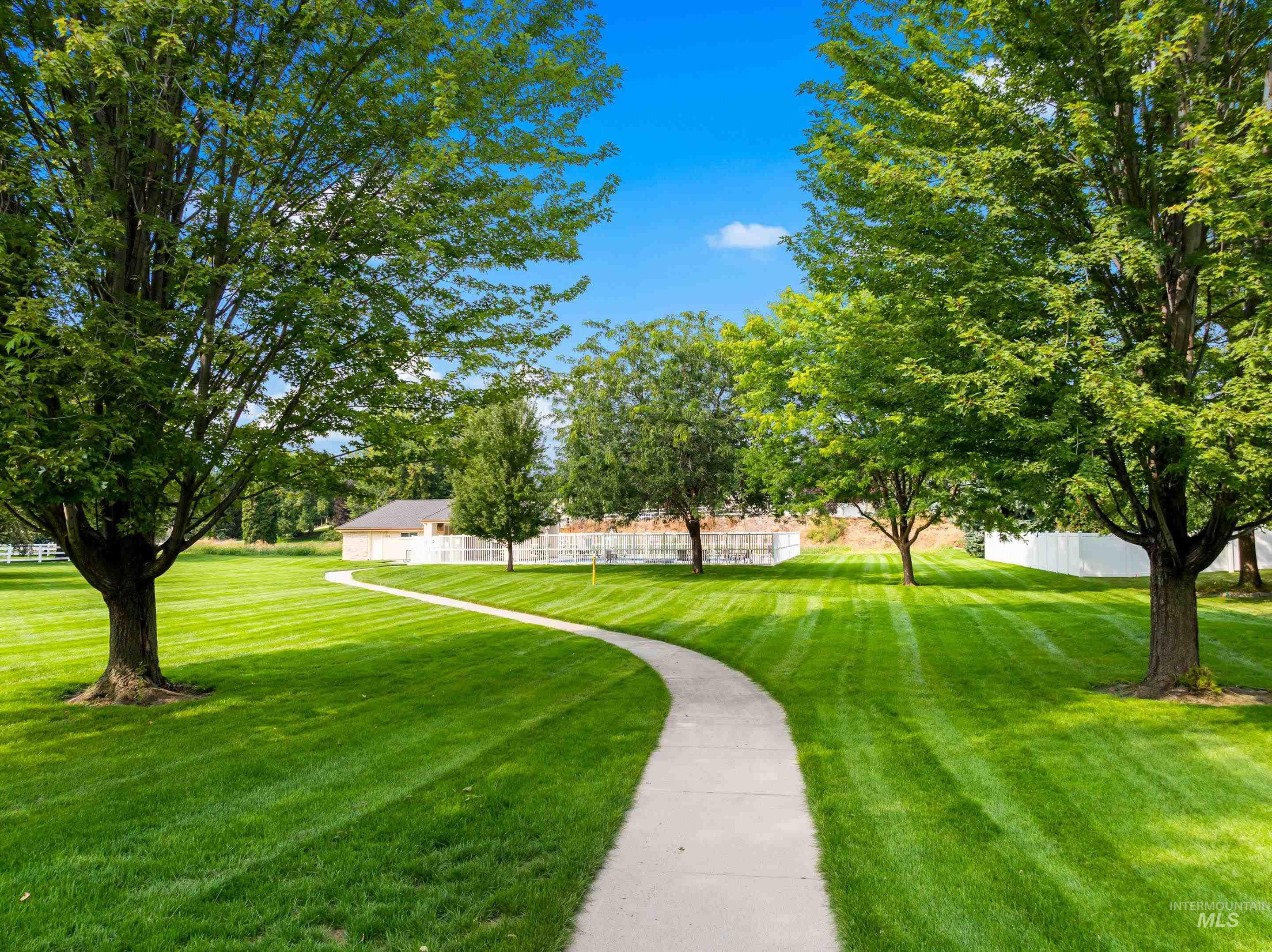 Surrounding community featuring view of scattered trees