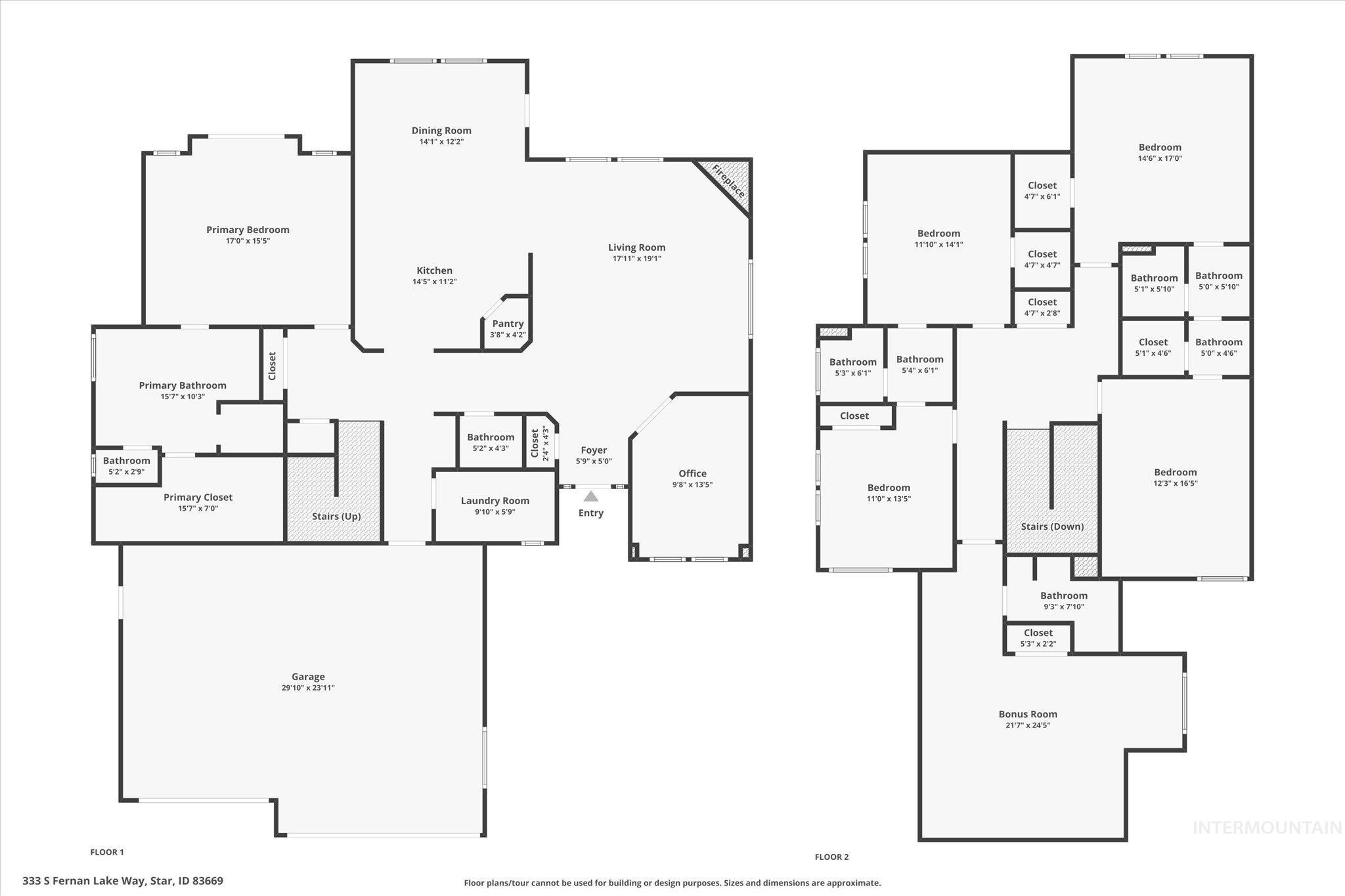 View of home floor plan