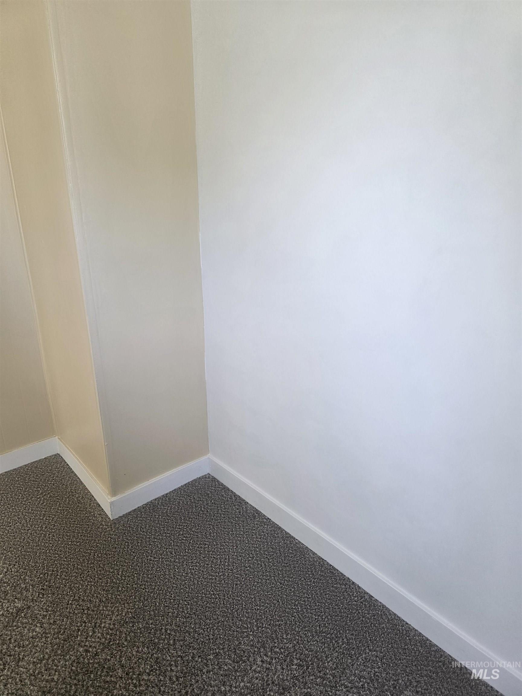 Spare room featuring baseboards and carpet