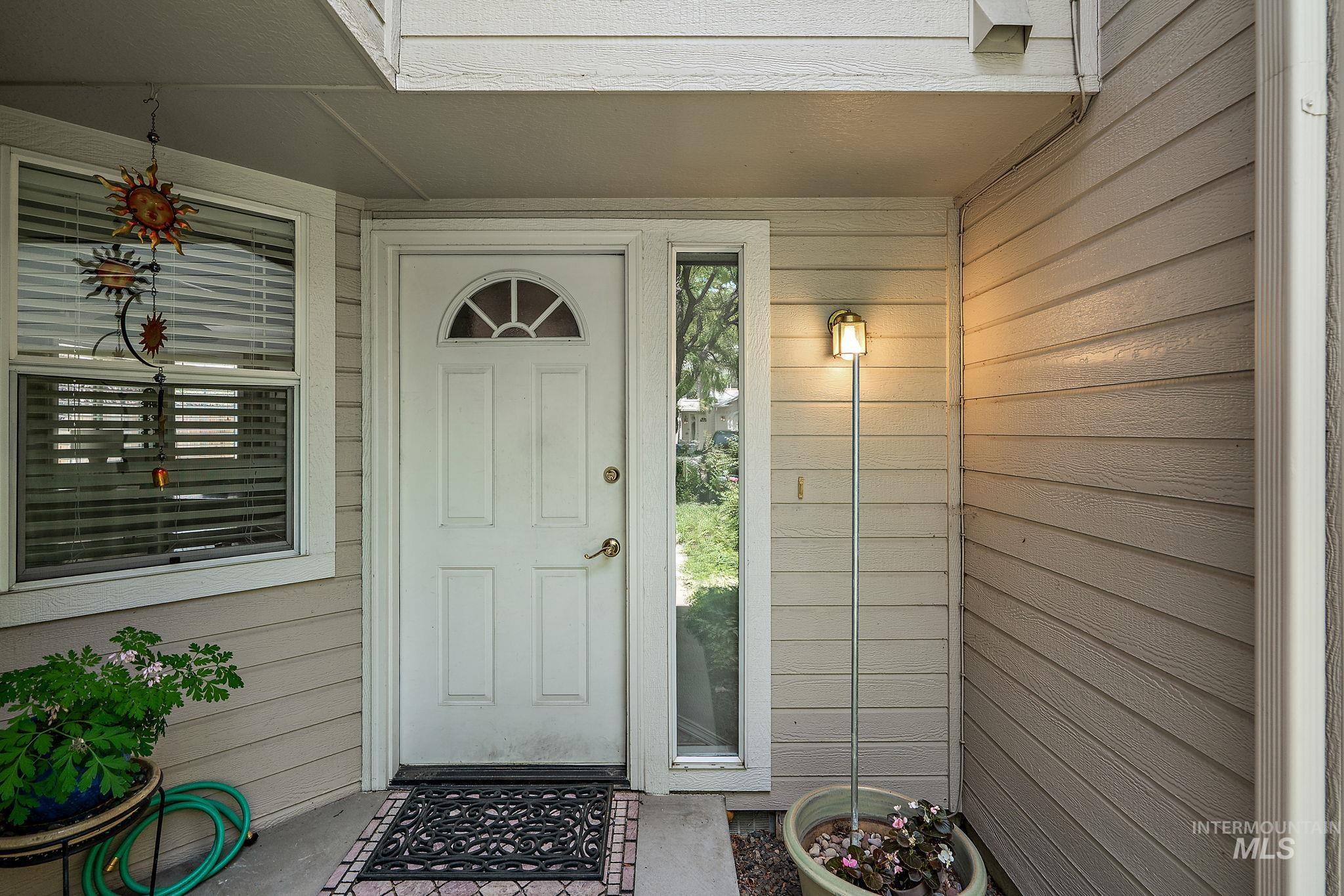 View of exterior entry