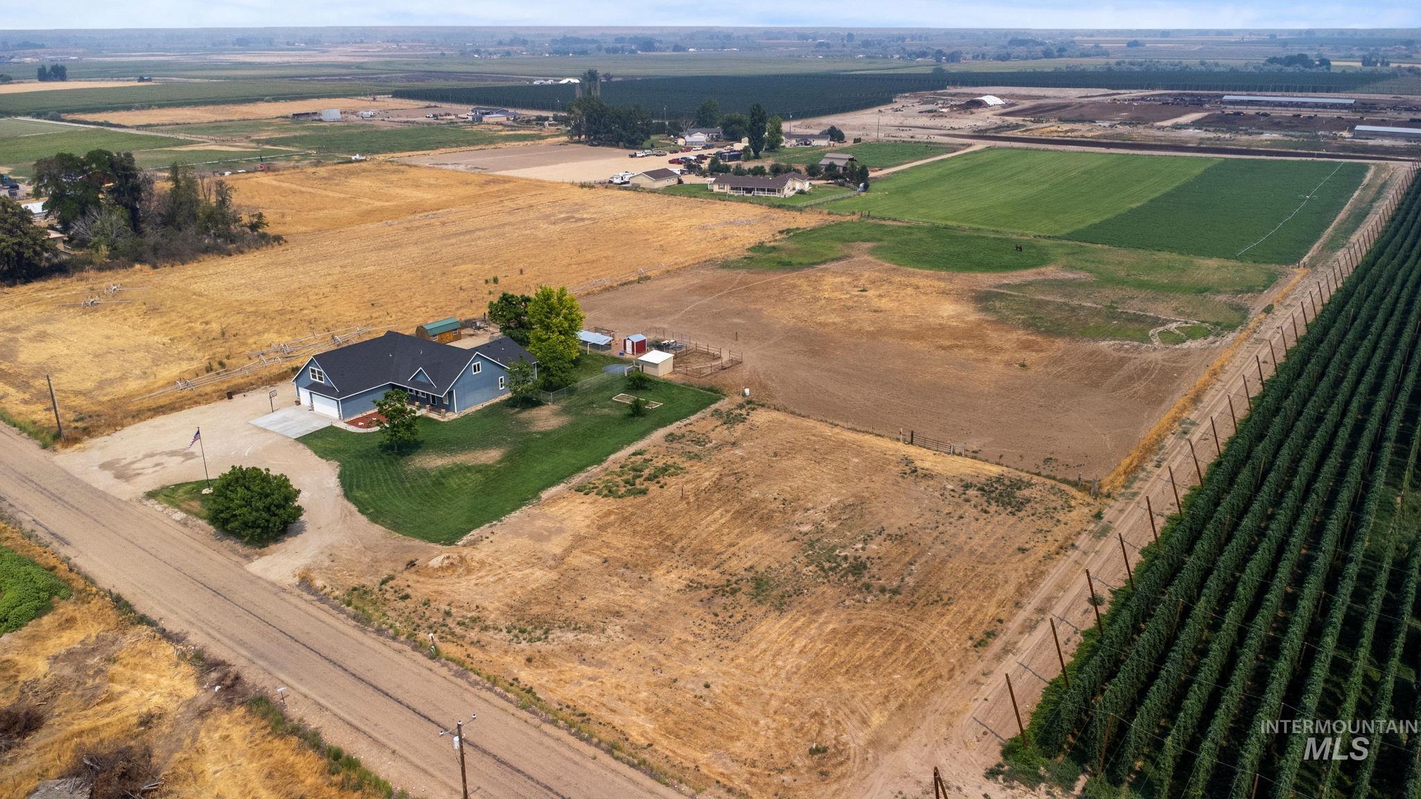 View of rural area featuring abundant farmland