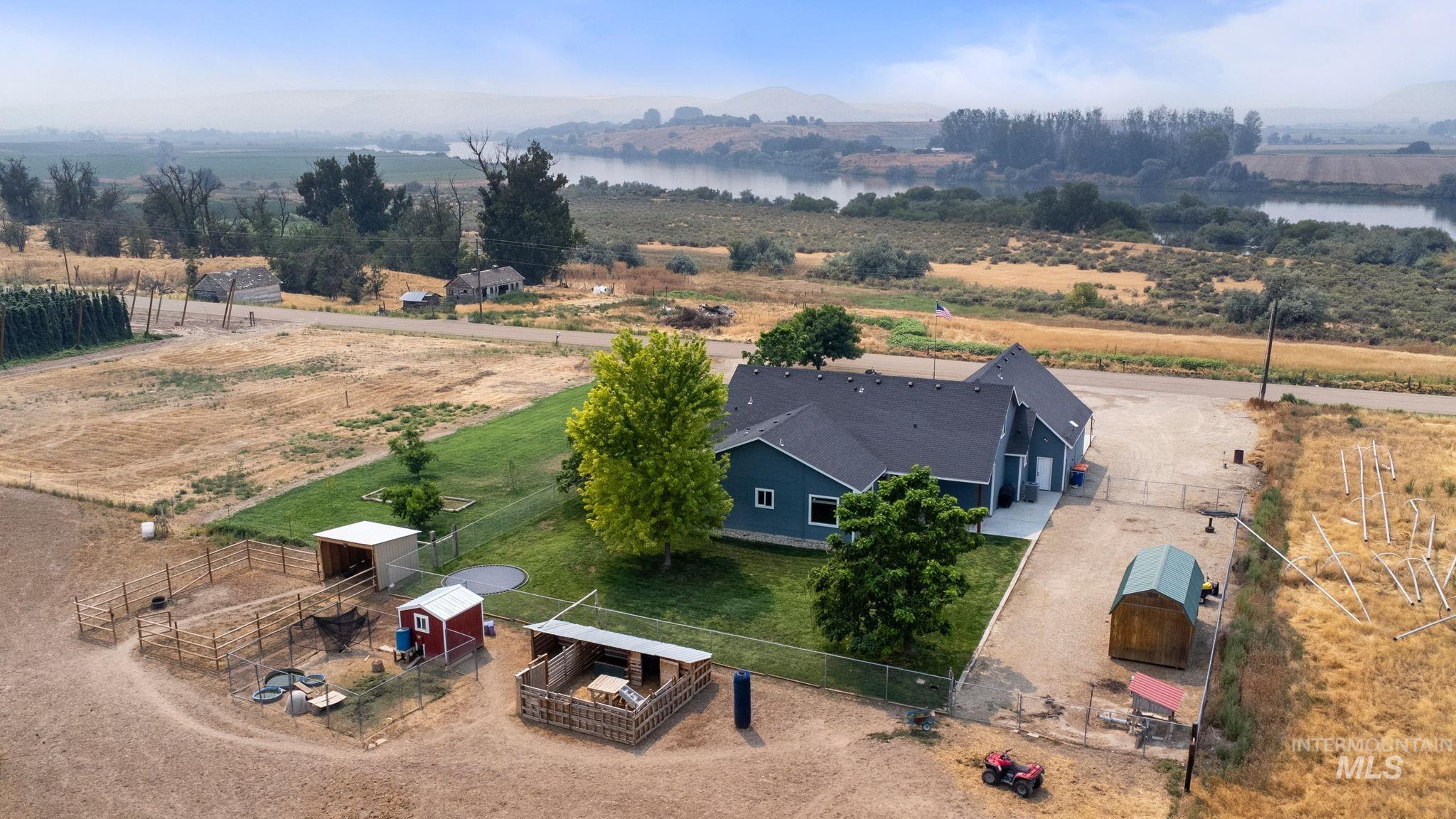 View of rural area featuring a large body of water