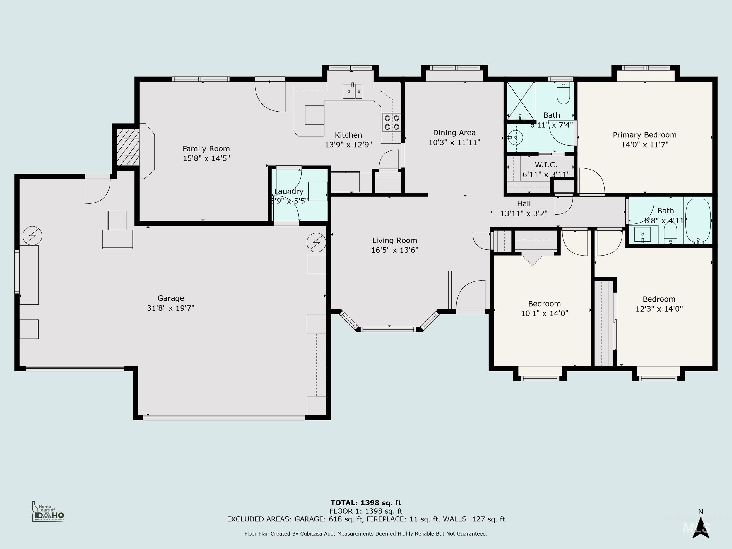 View of floor plan / room layout