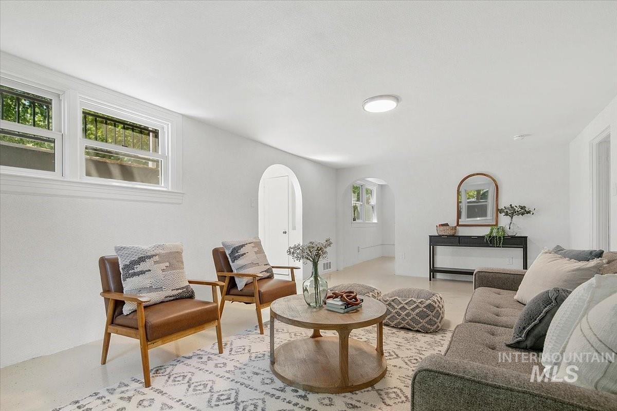 Basement Living Area.