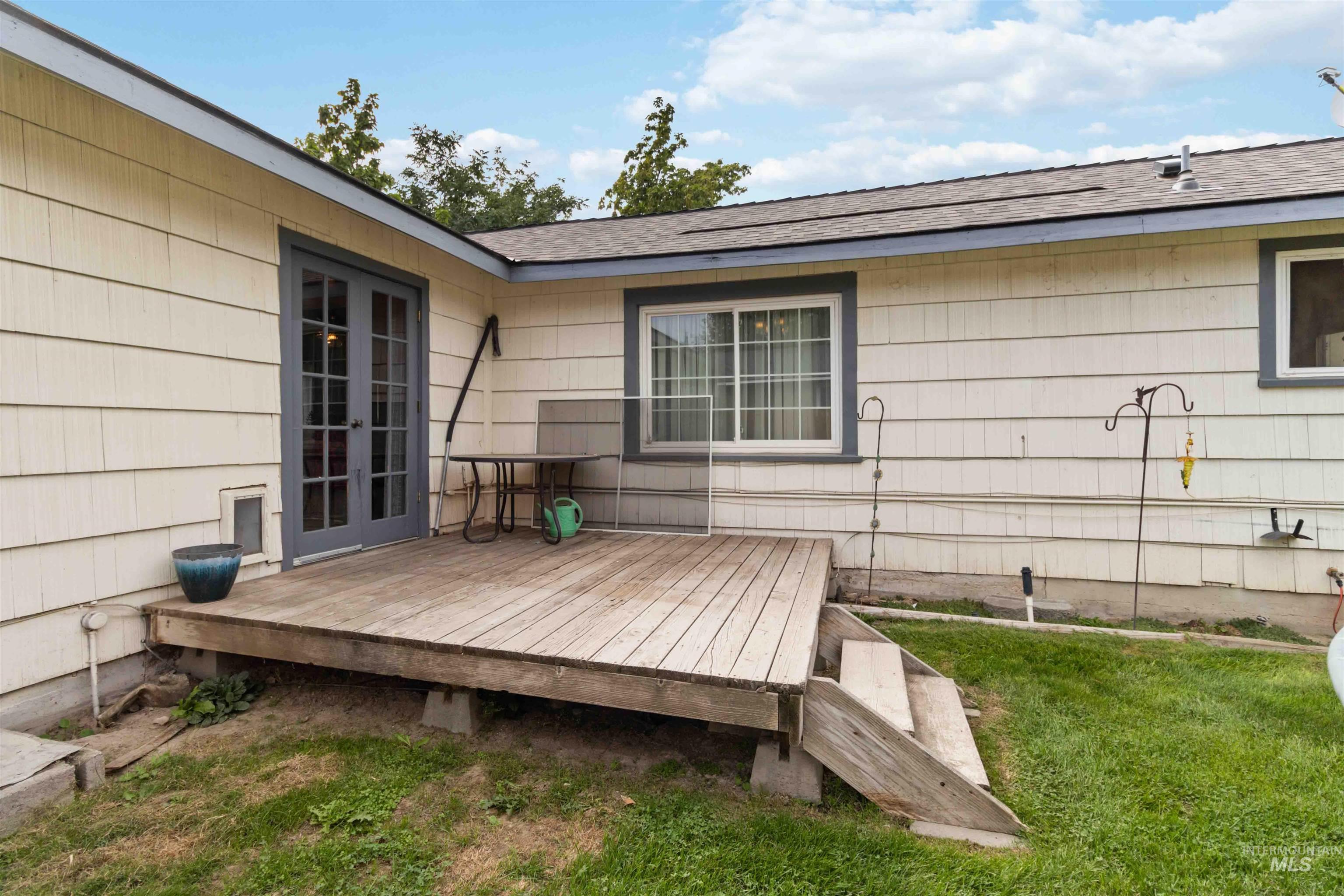 View of deck