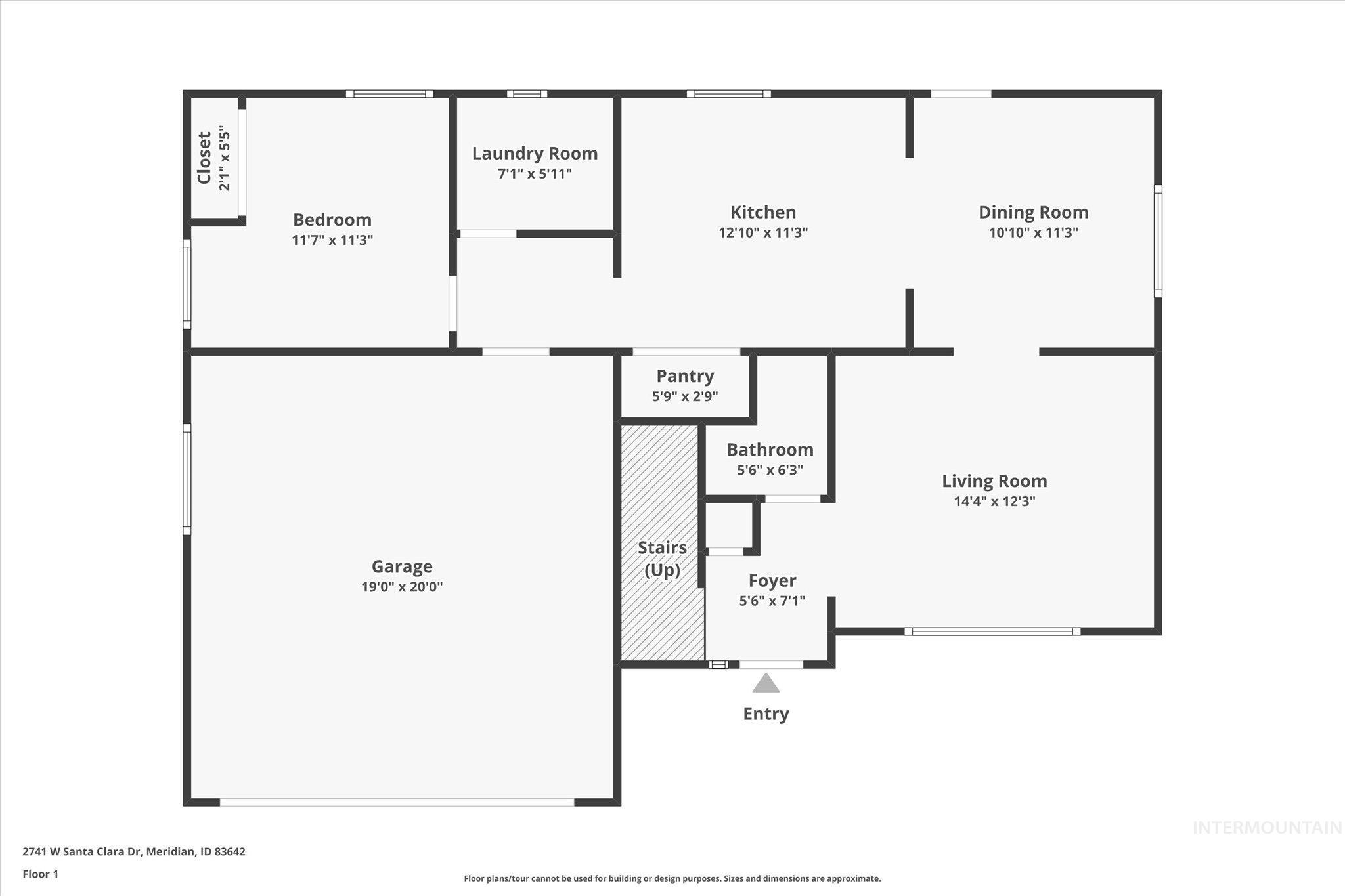 View of floor plan / room layout