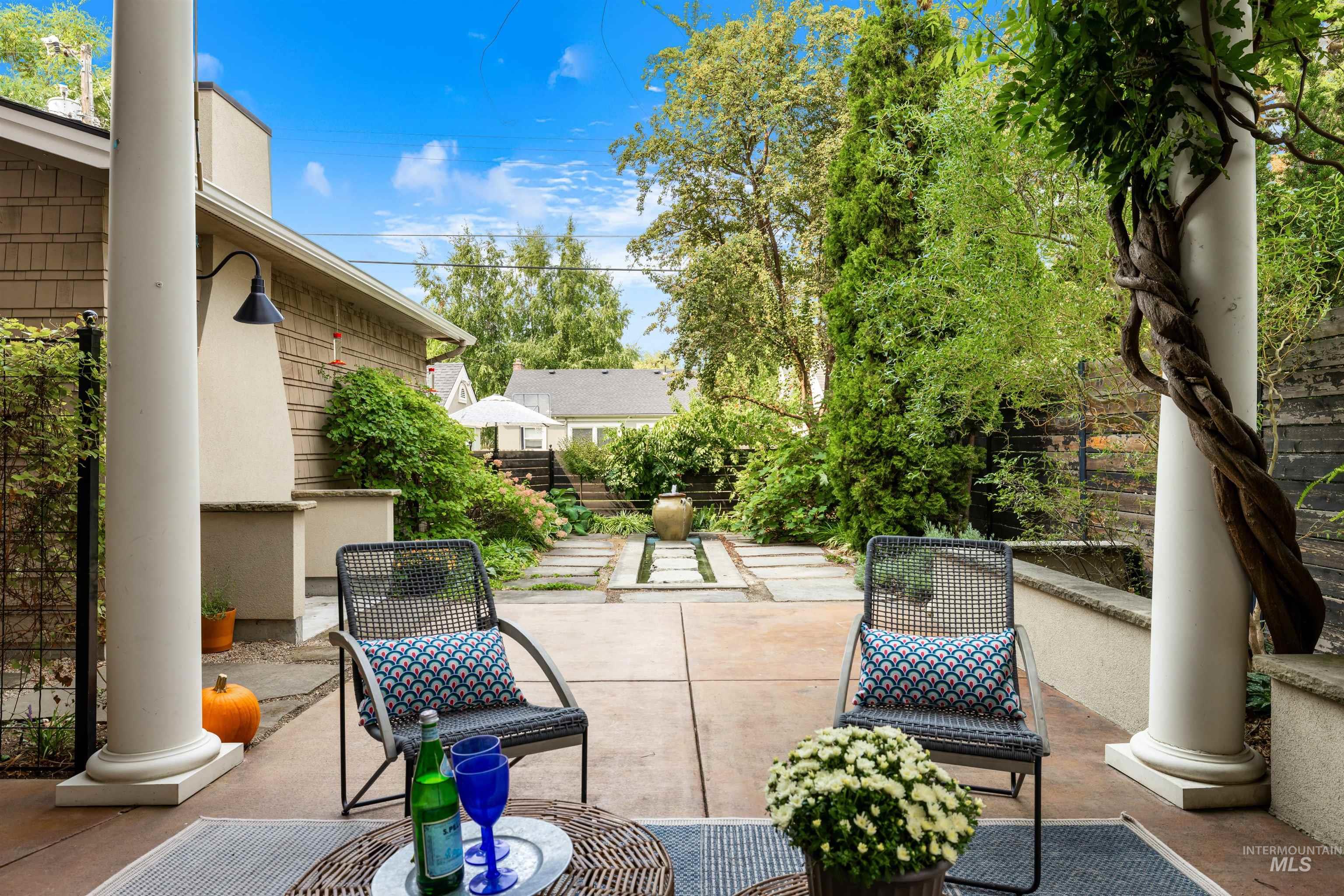 View of patio