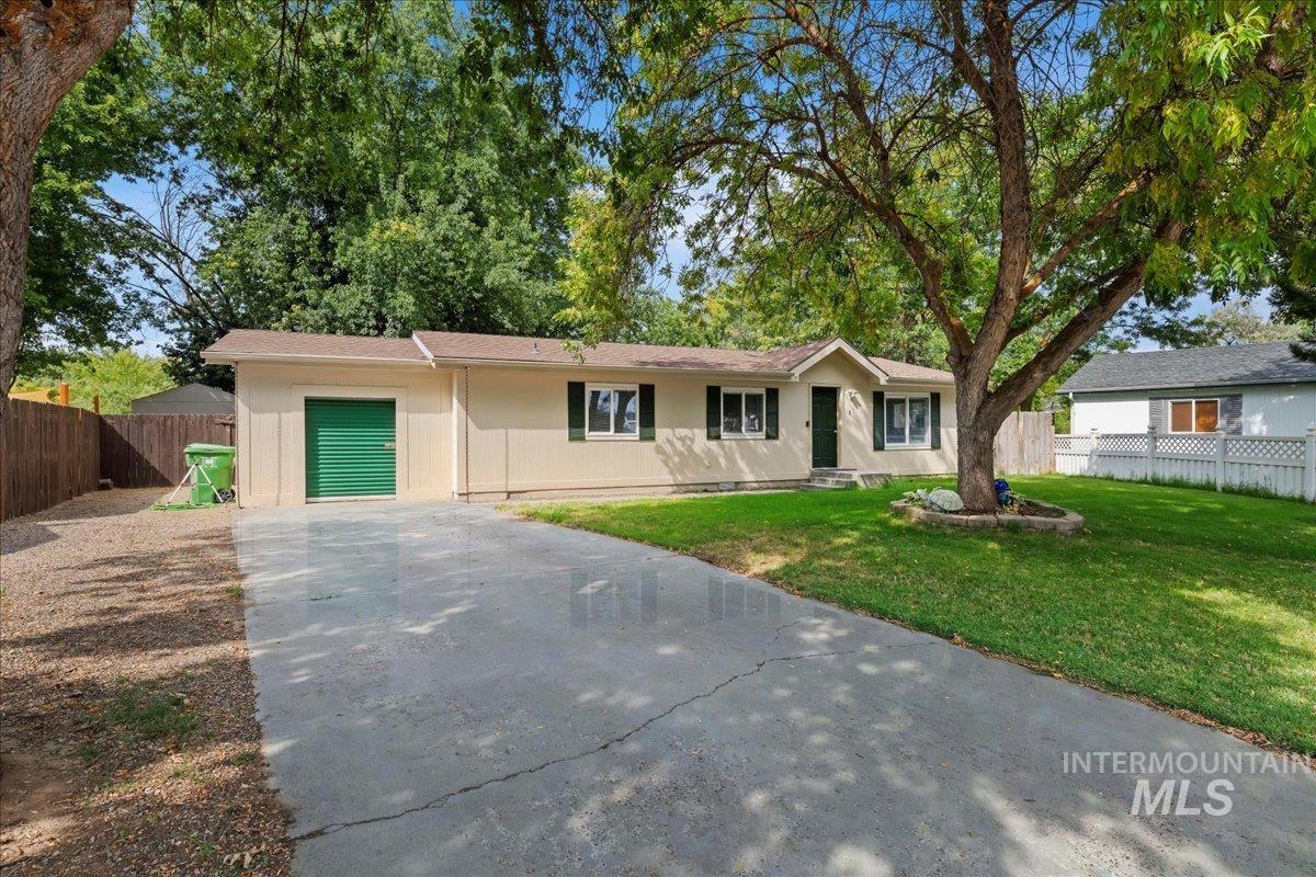 View of single story home