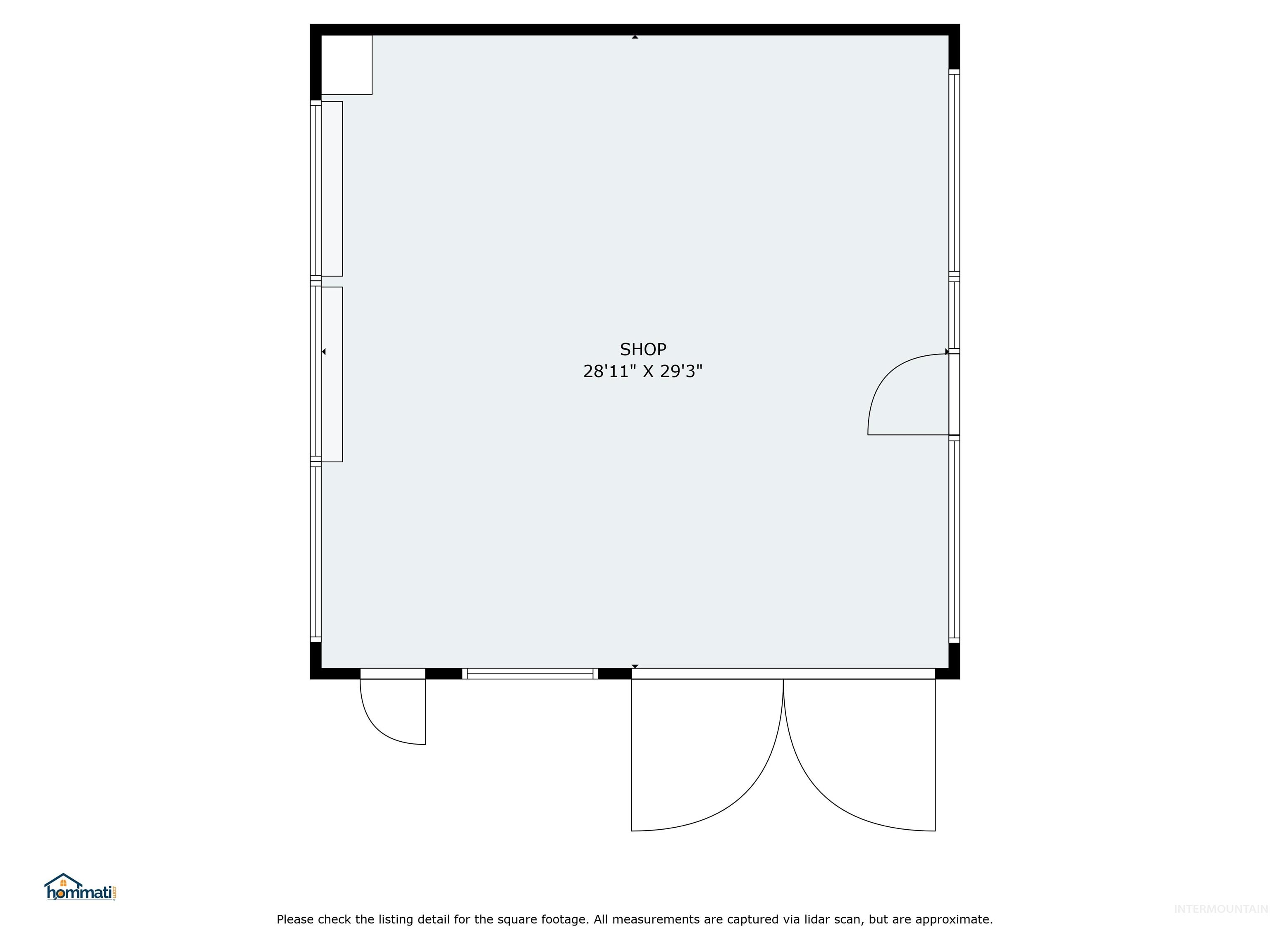 View of room layout