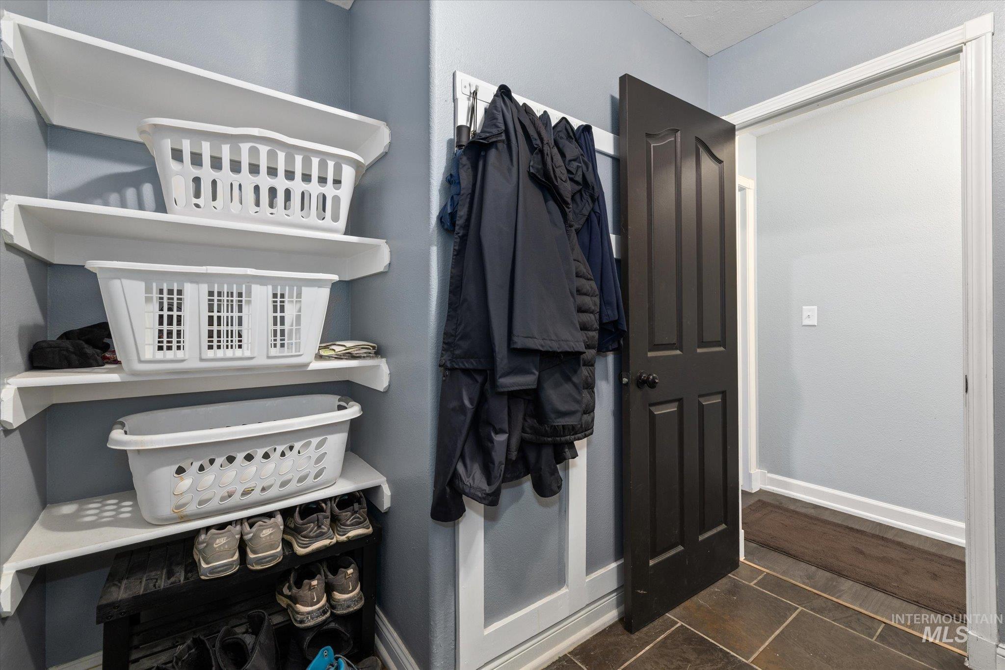 Bathroom with baseboards