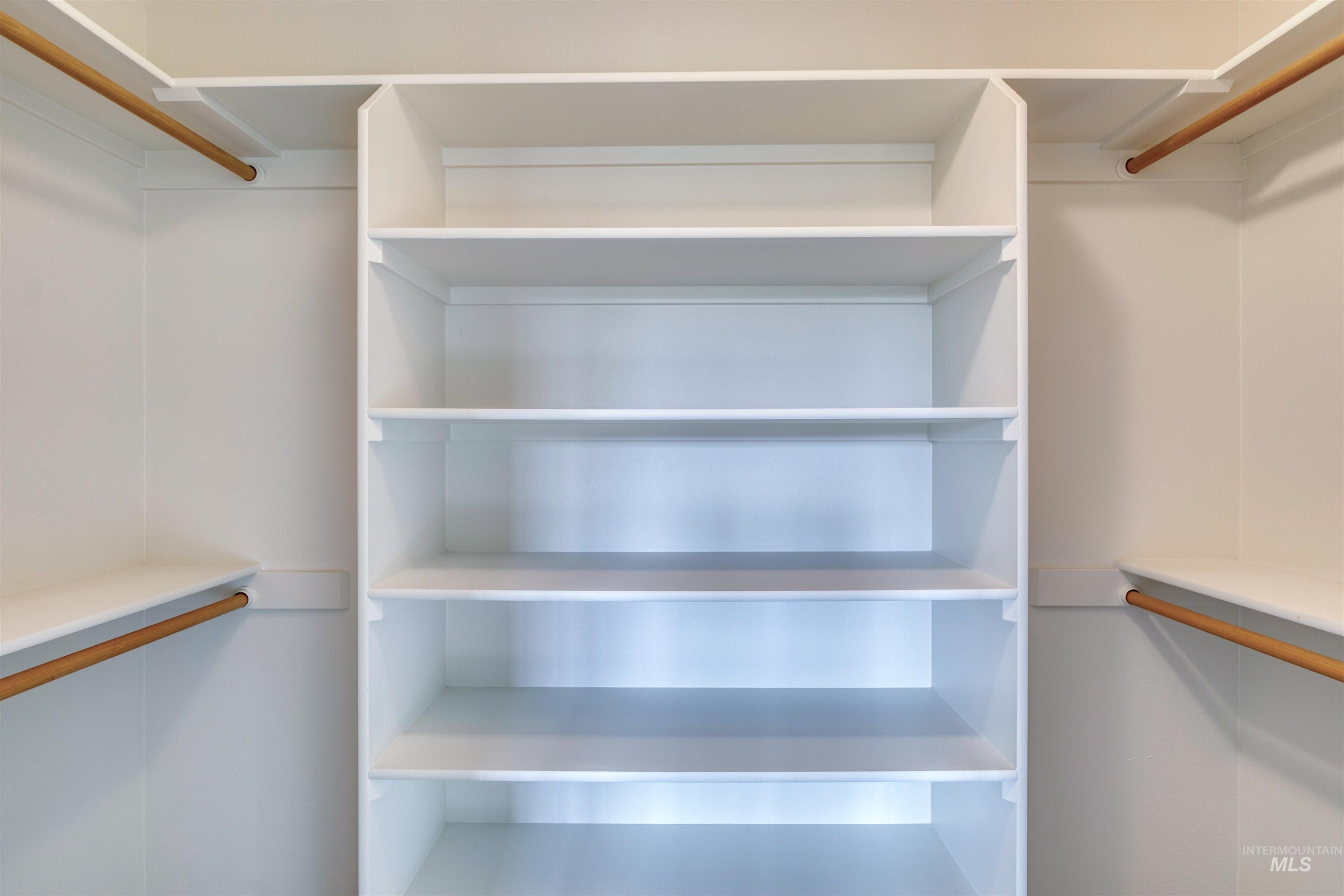 View of spacious closet