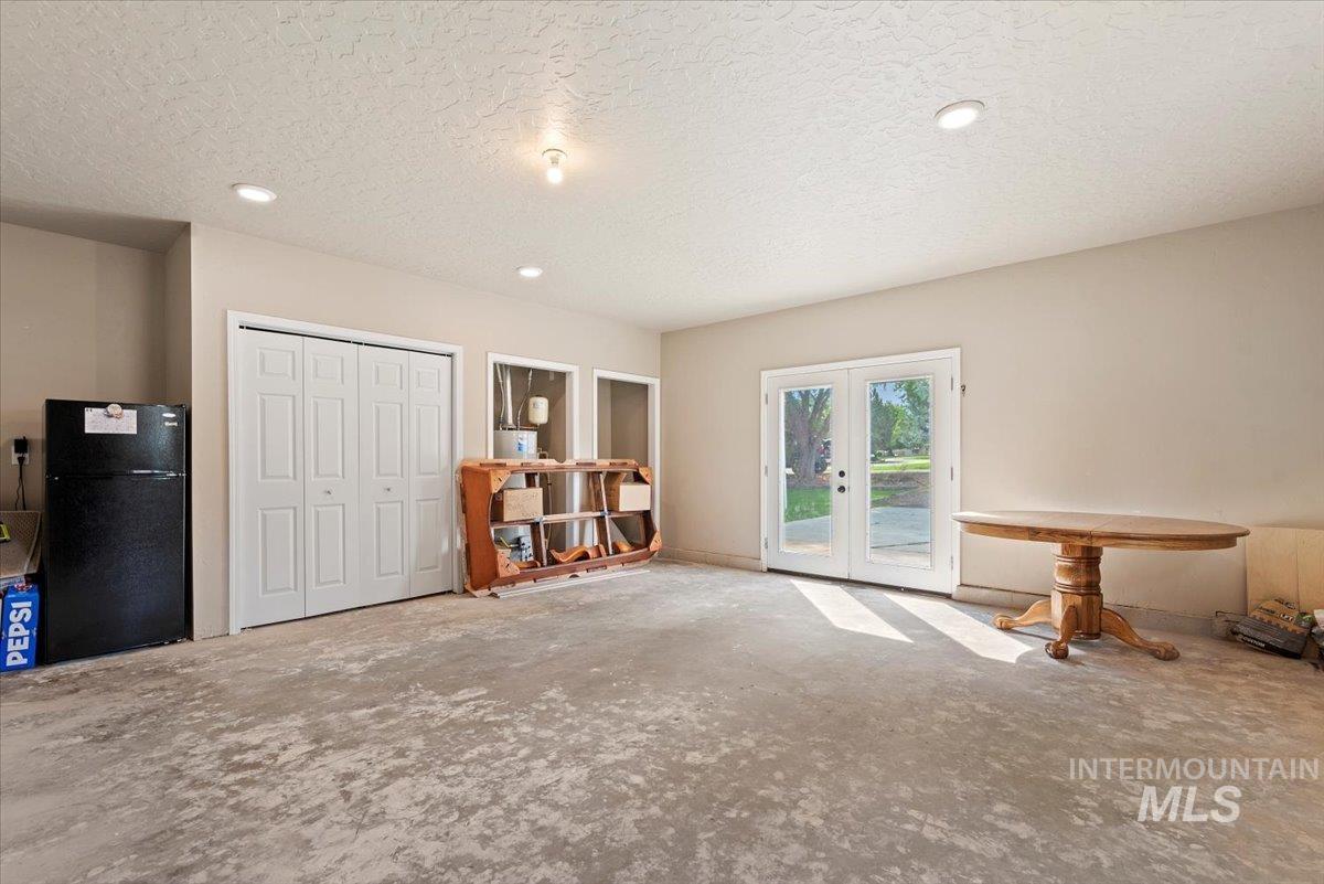 Could easily be converted to 2-Car Garage, if desired