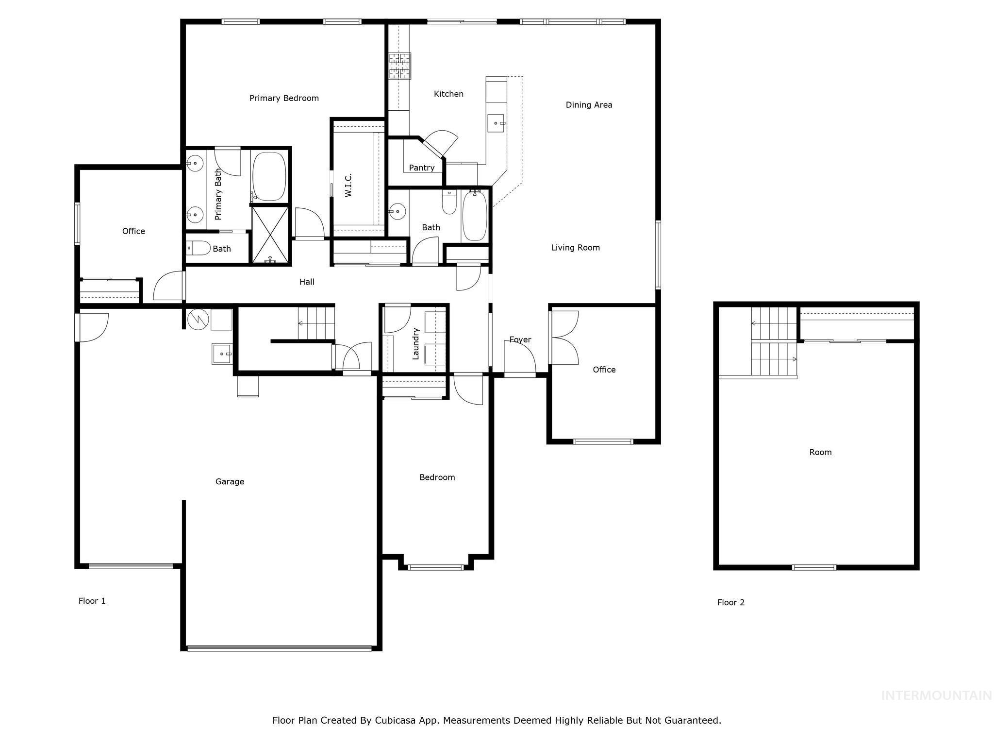 View of floor plan / room layout