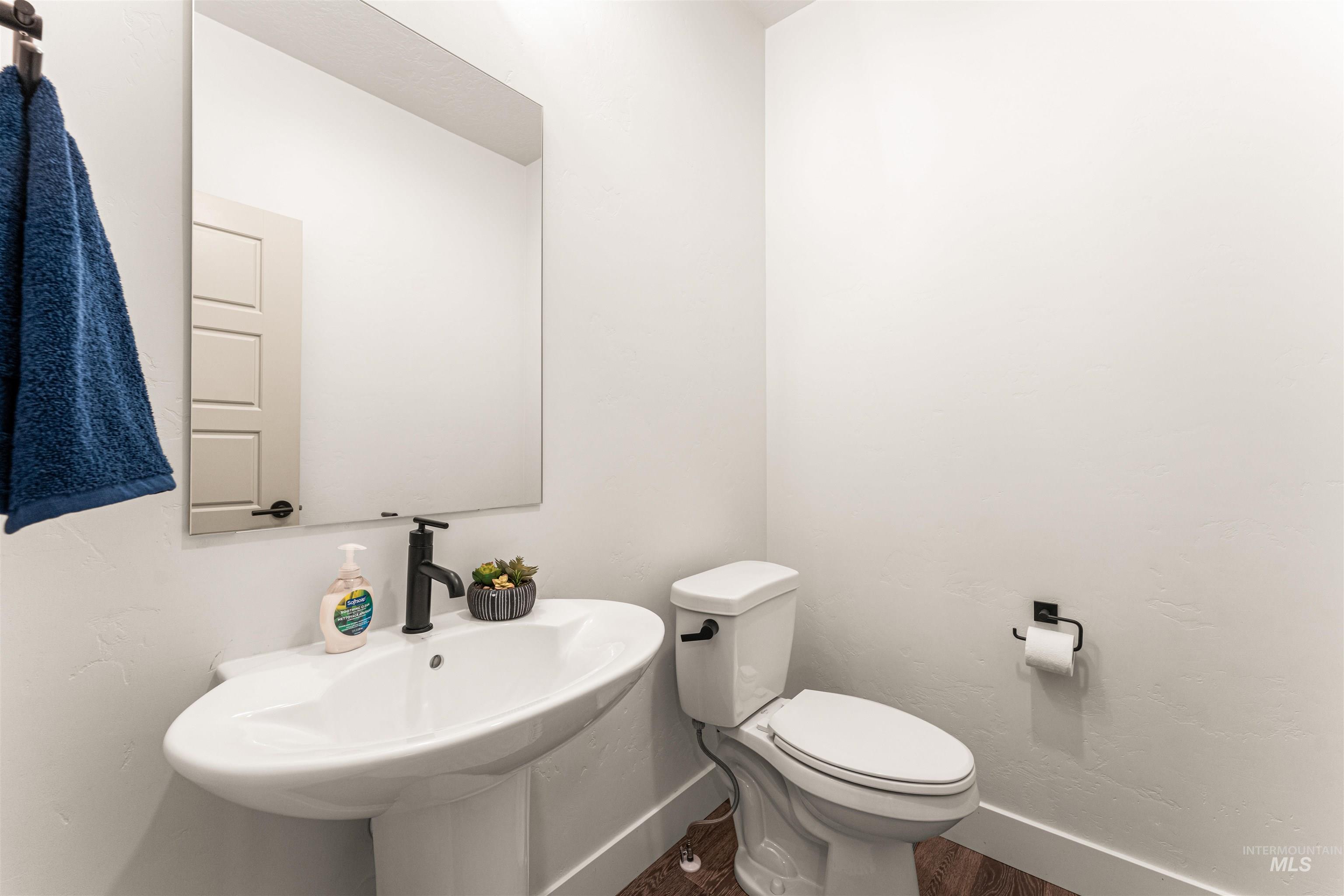 Half bathroom located on main floor
