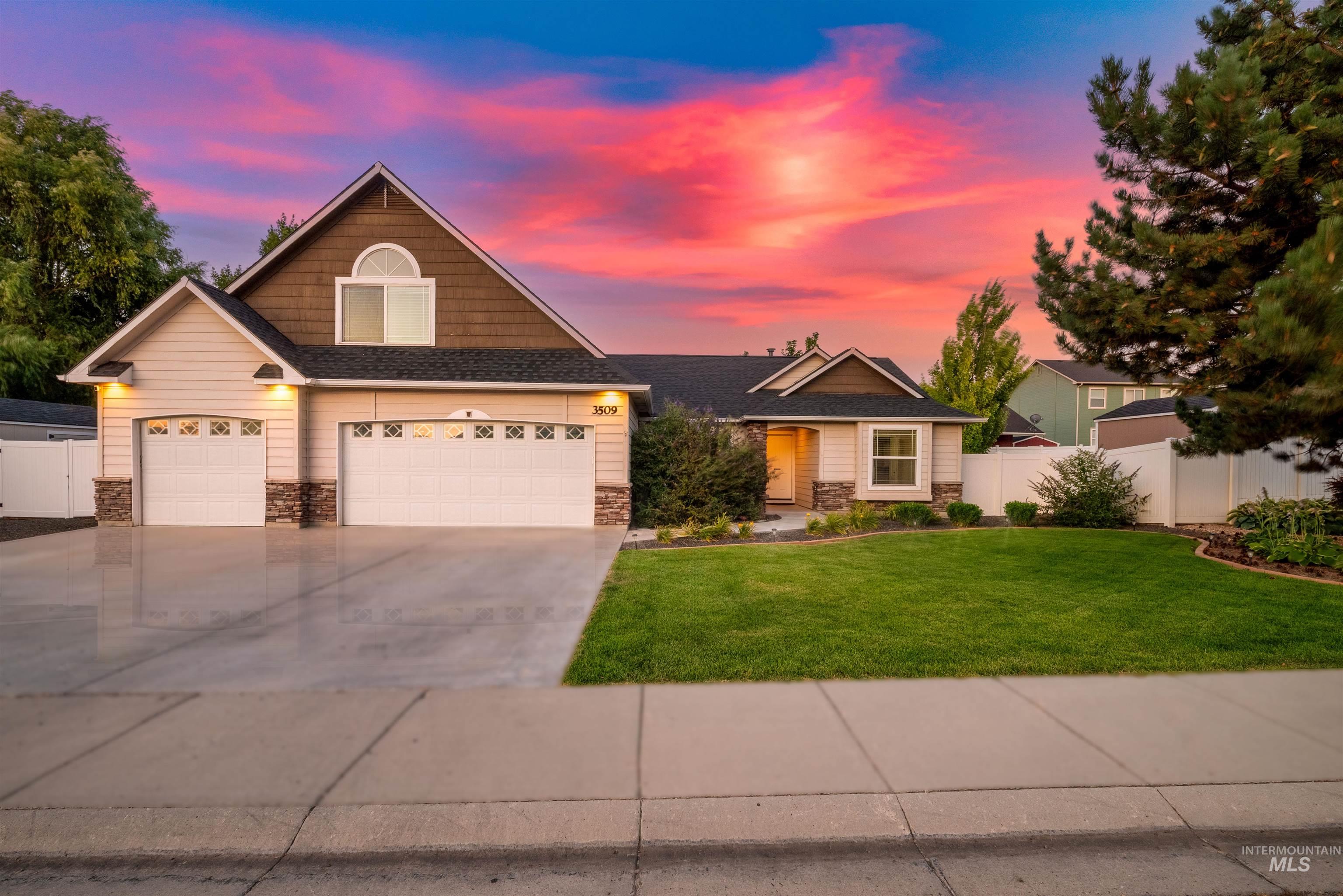 3509 Sunset Avenue, Caldwell, Idaho 83605, 4 Bedrooms, 3 Bathrooms, Residential For Sale, Price $549,000, 98961460