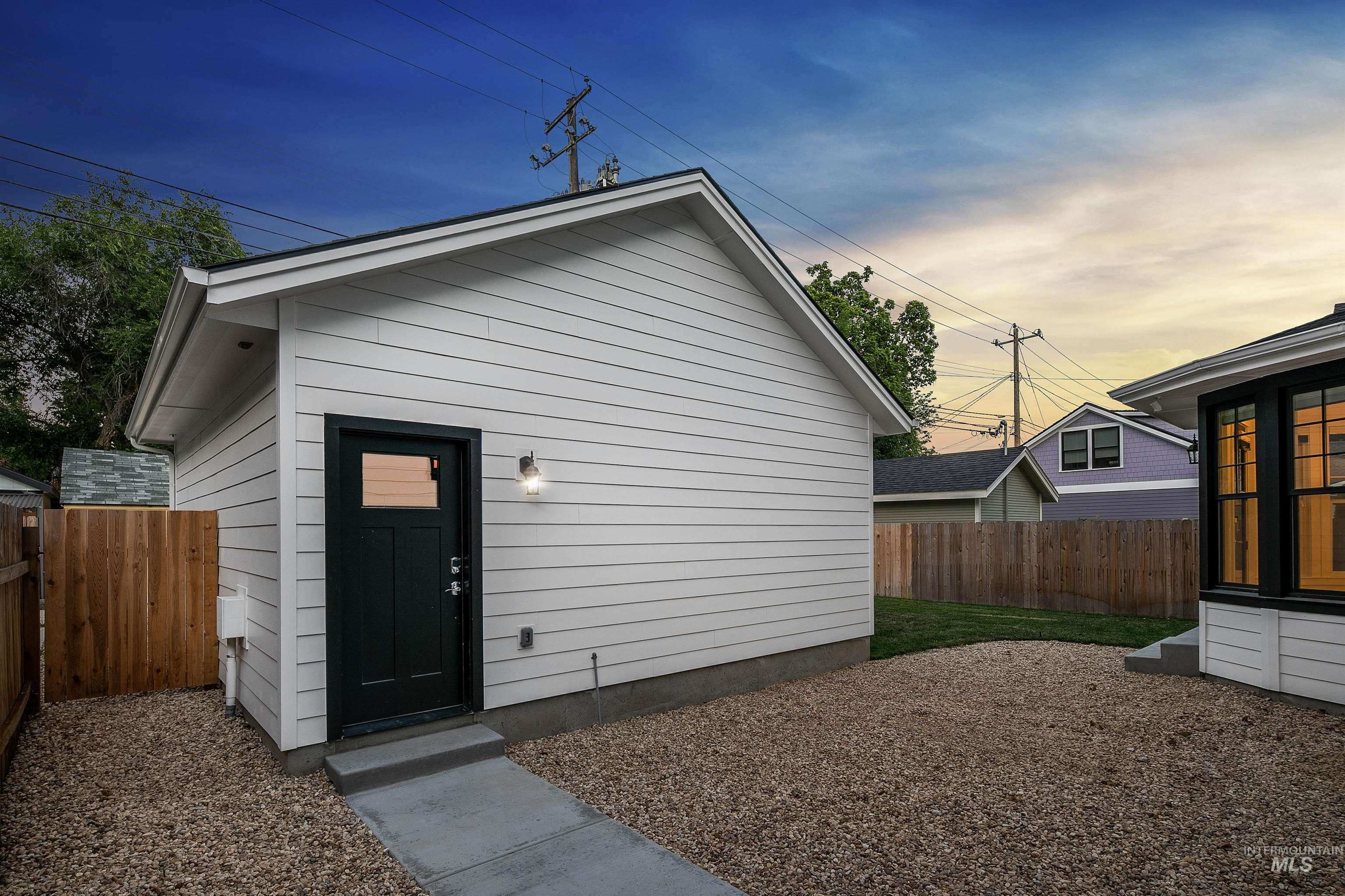View of outbuilding