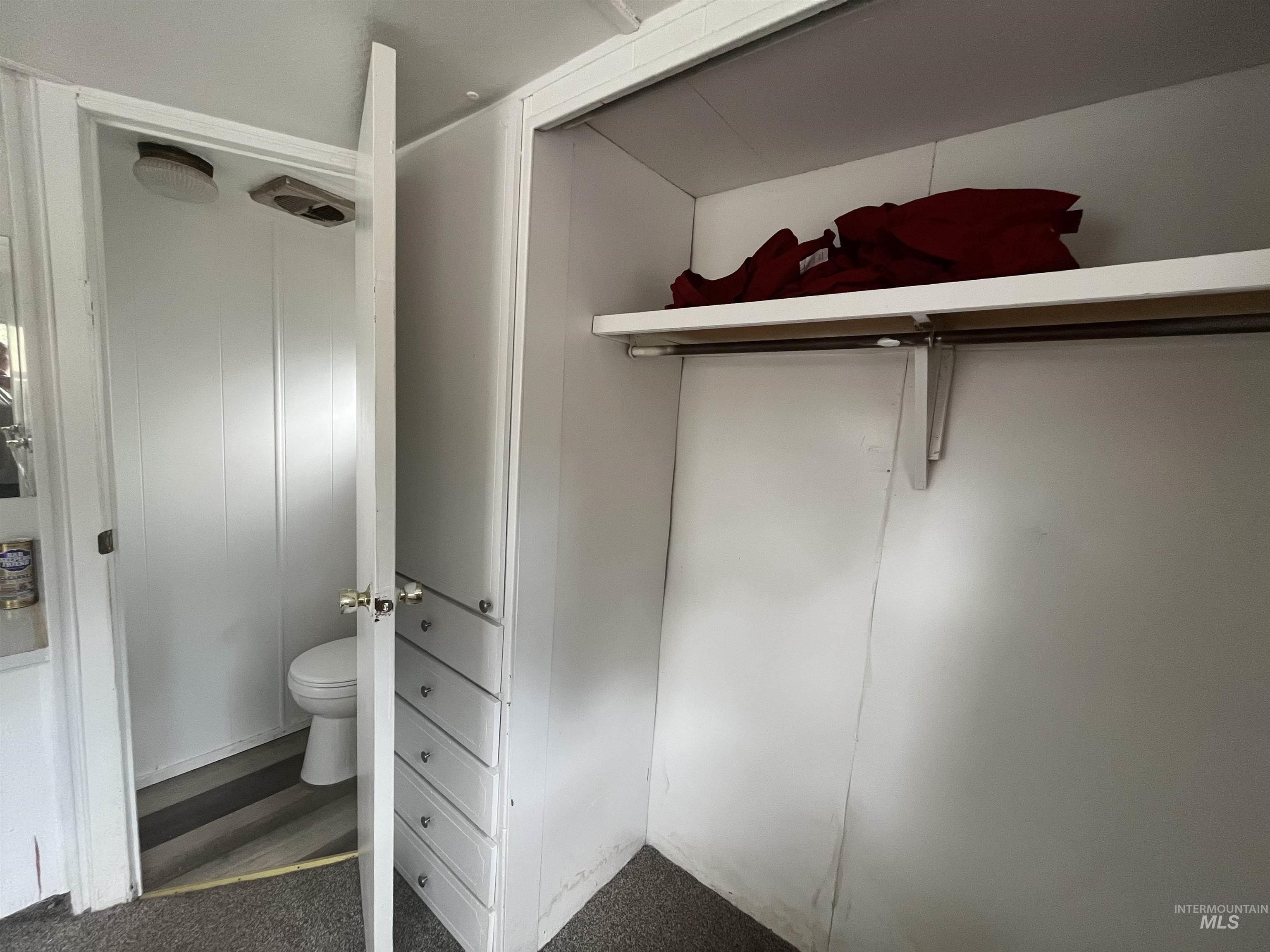 View of closet