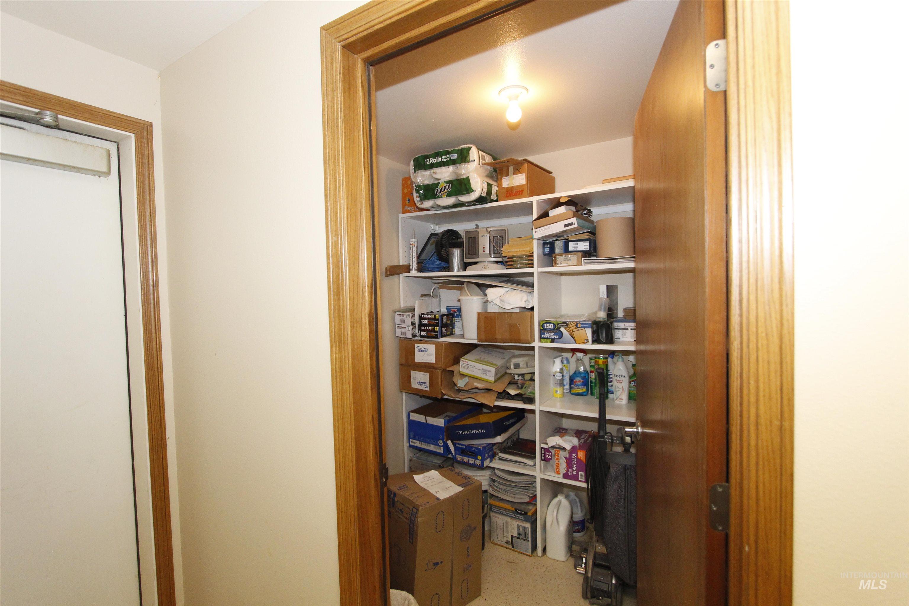 View of storage area