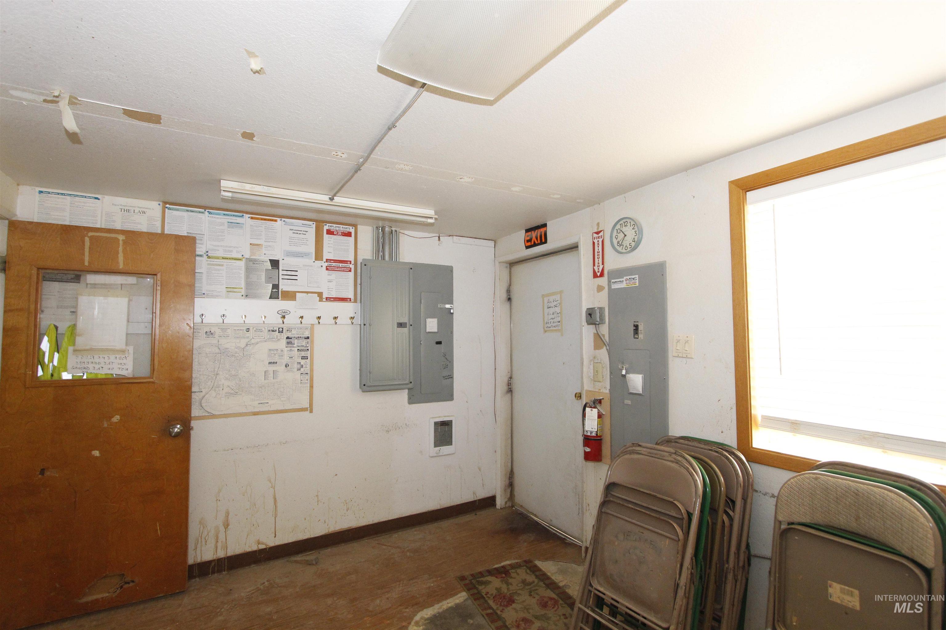 Utilities featuring electric panel