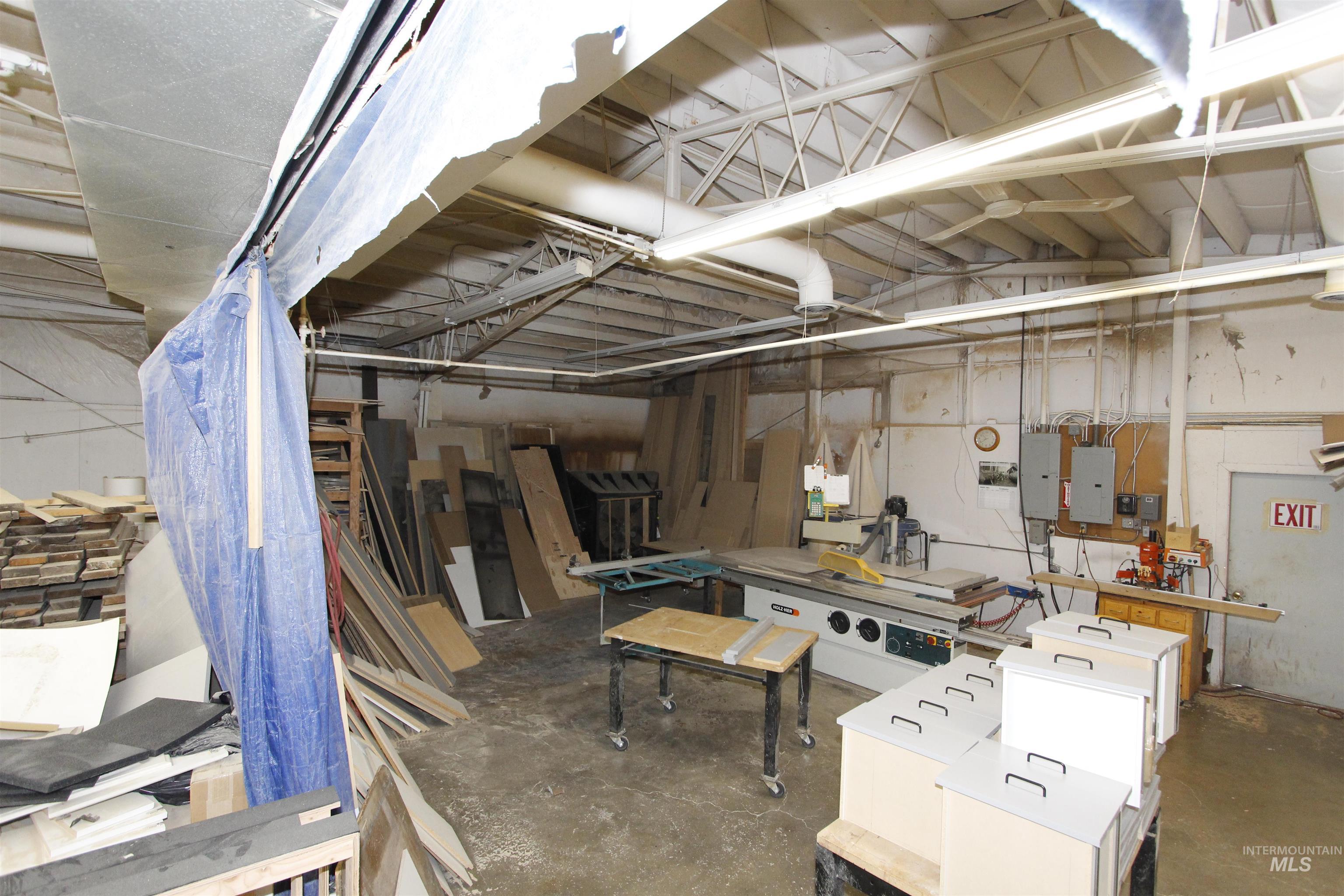 Below grade area featuring electric panel